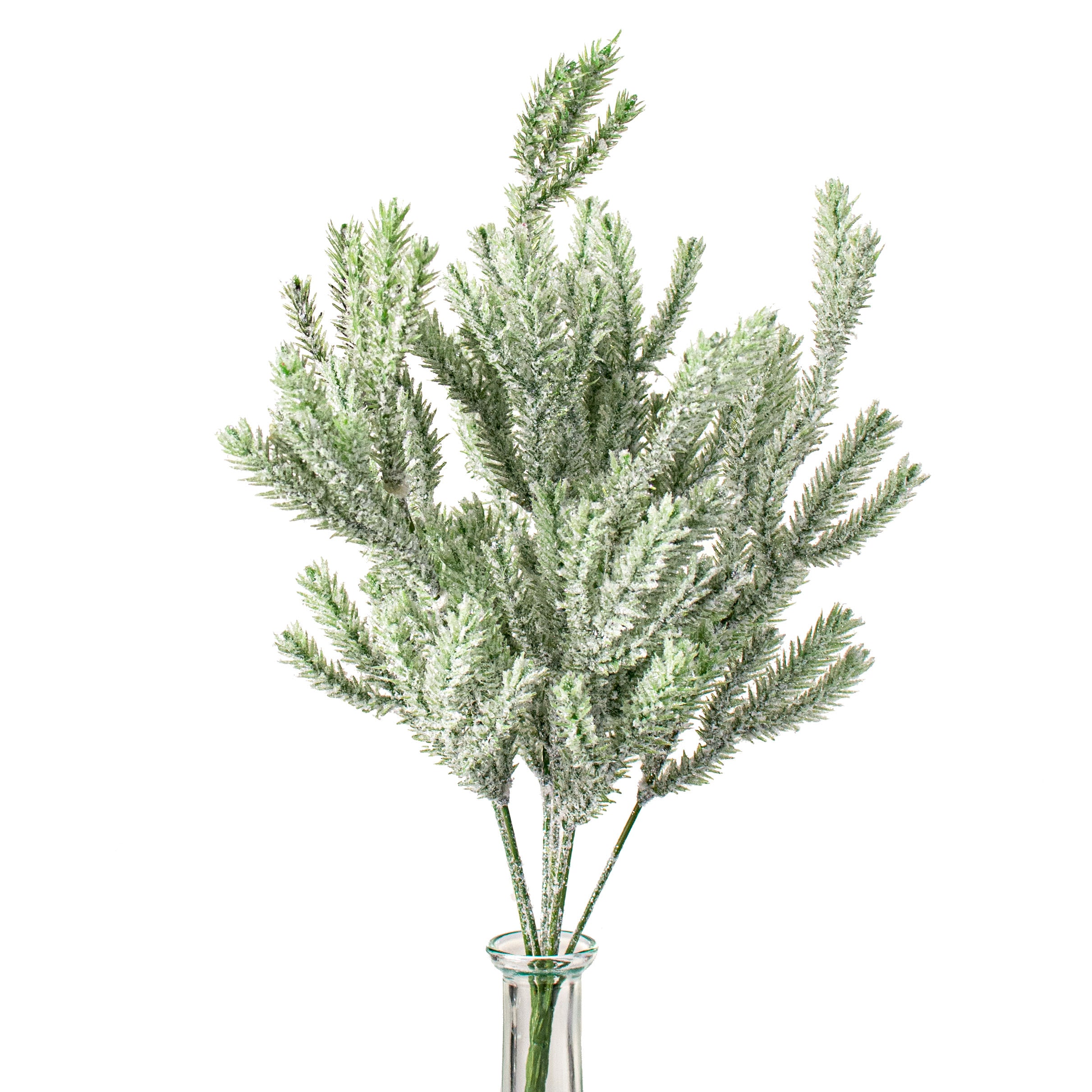 17" Snow Noble Fir Pine Bush Item Number: 84961SNOW
