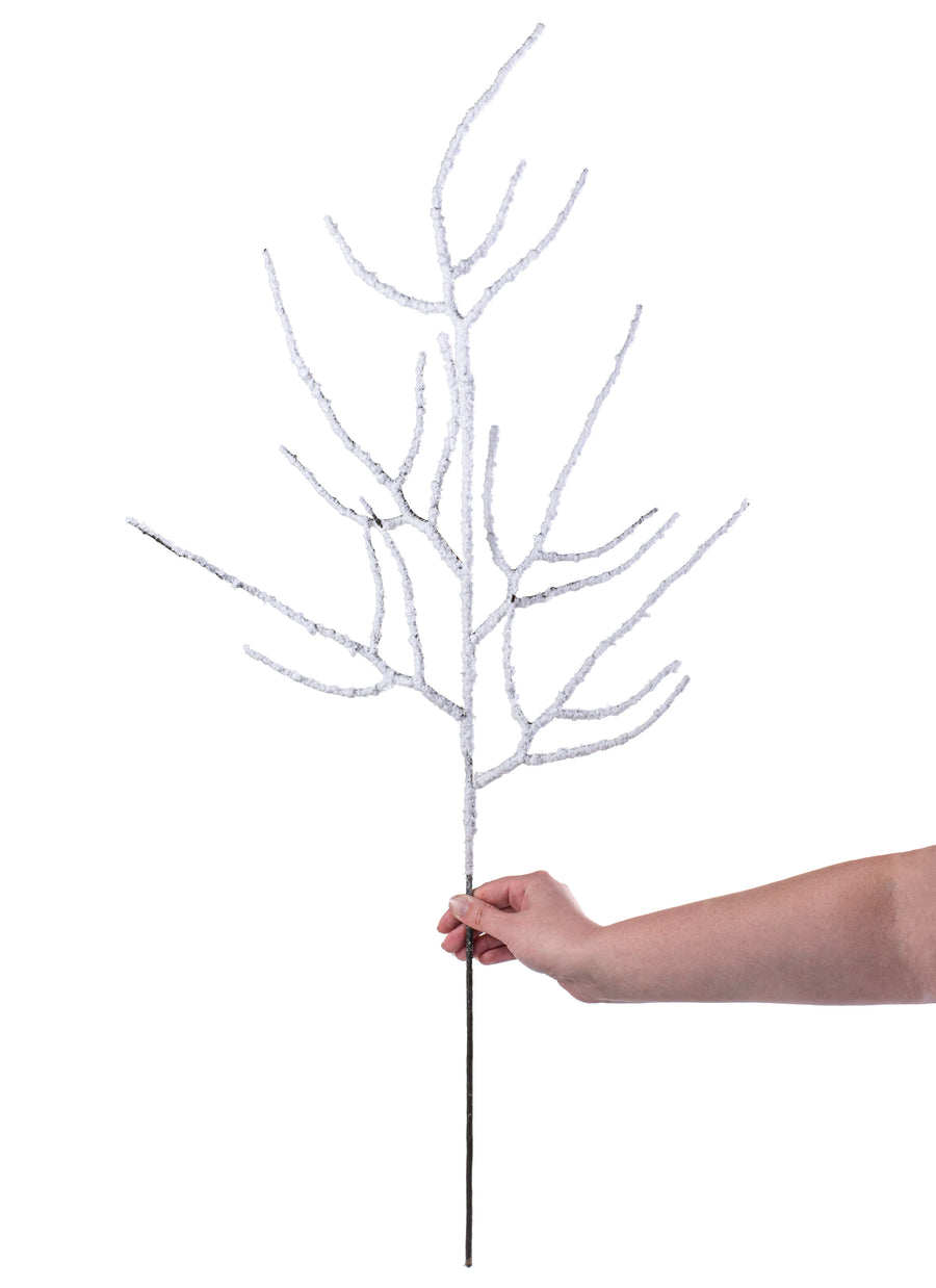 36" Snow Twig Spray detail photo 3