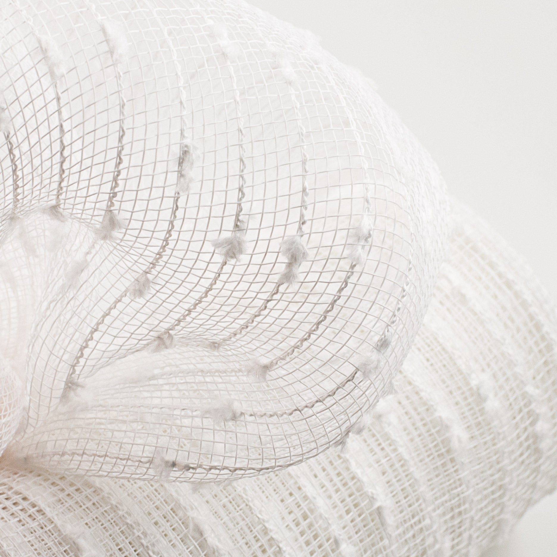 10" Snowball Deco Mesh: White (10 Yards) Lifestyle Photo