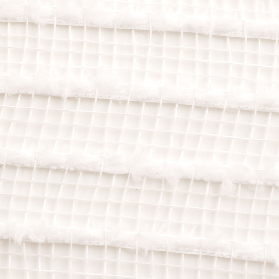 10" Snowdrift Deco Mesh: White detail photo 3
