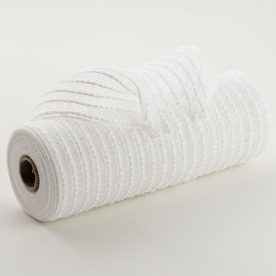 10" Snowdrift Deco Mesh: White Item Number: RY810227