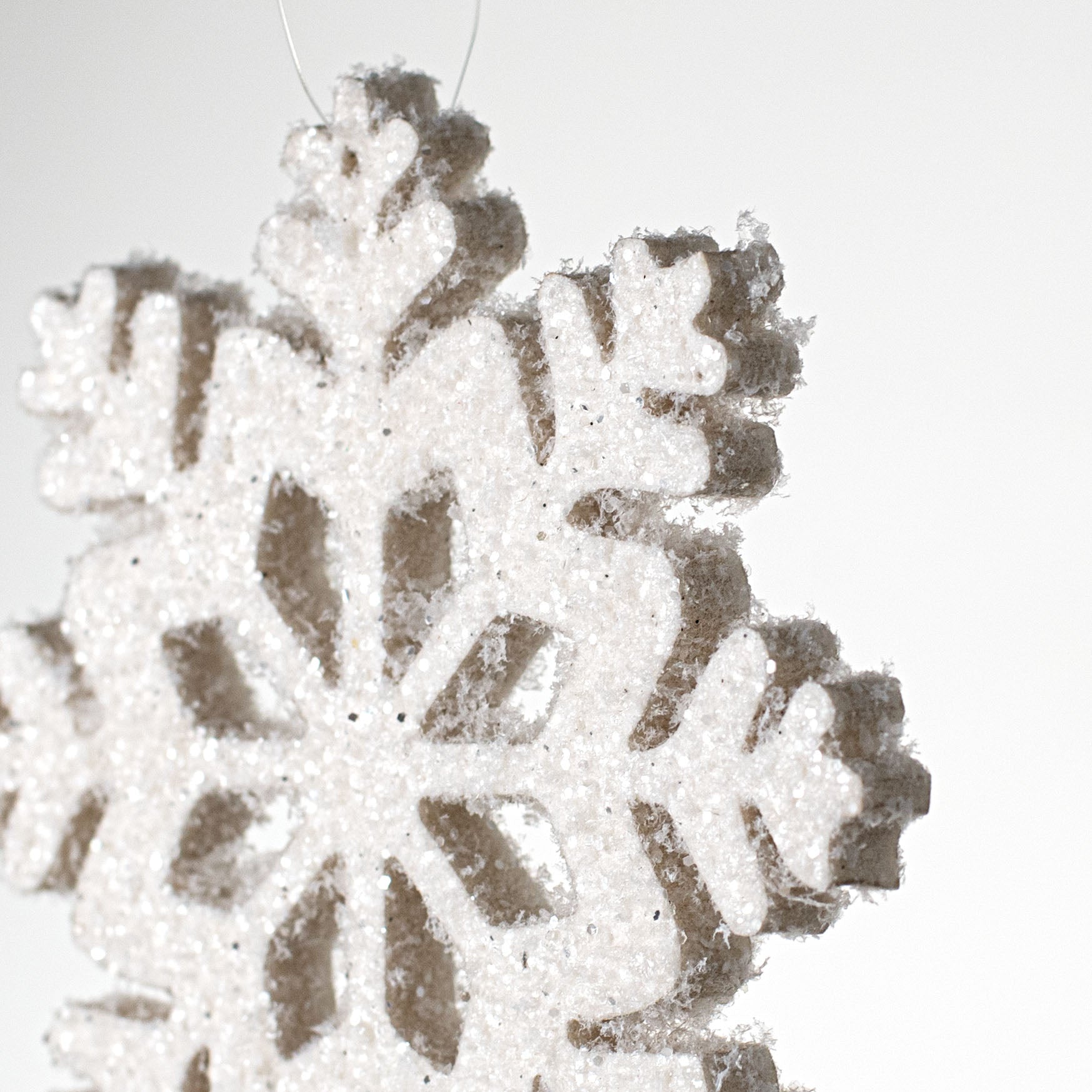 5.5" Snowflake Ornament detail photo 3