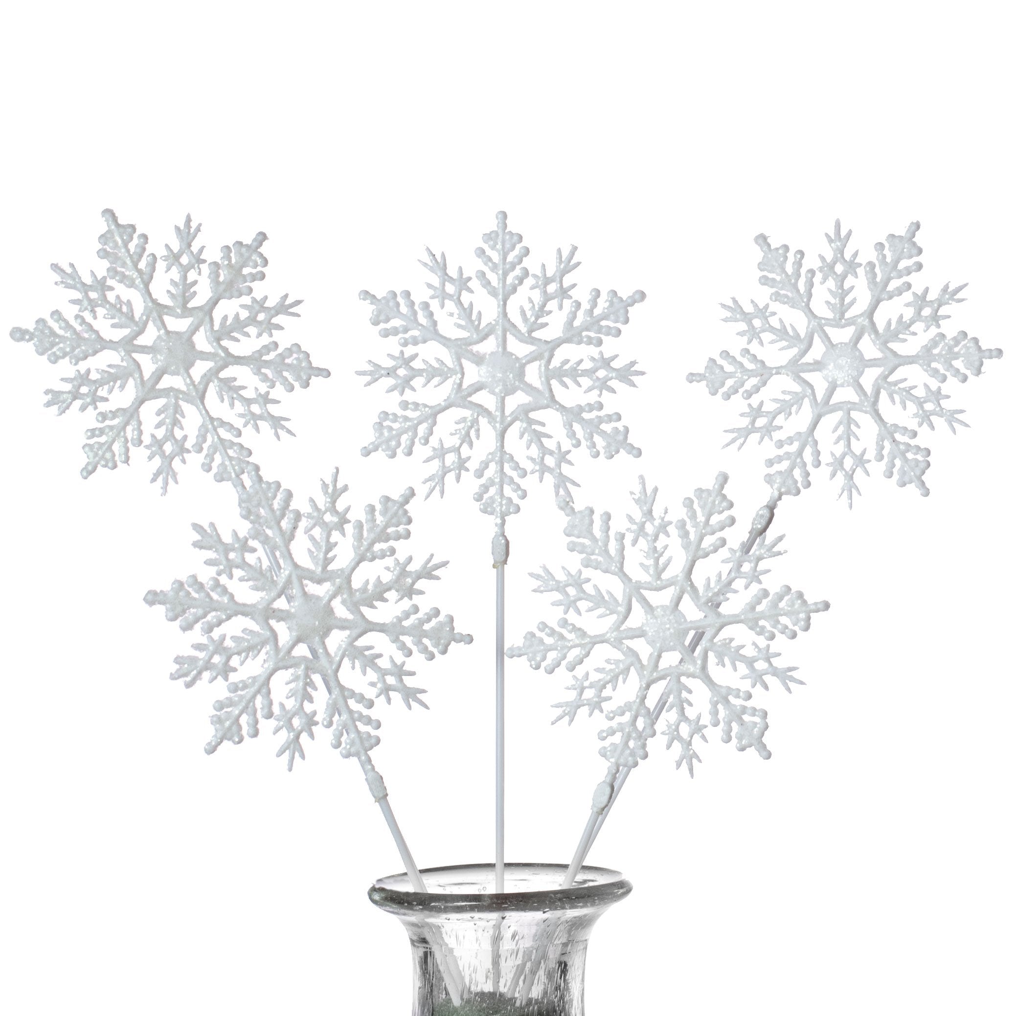 12" Snowflake Picks: White (12) Item Number: XP304230