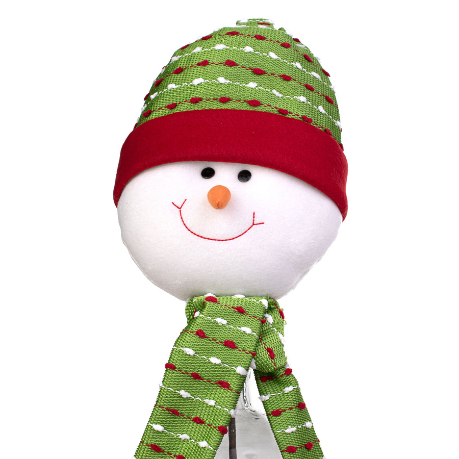 21" Snowman Head Pick: Large Lime Green Item Number: XN593109