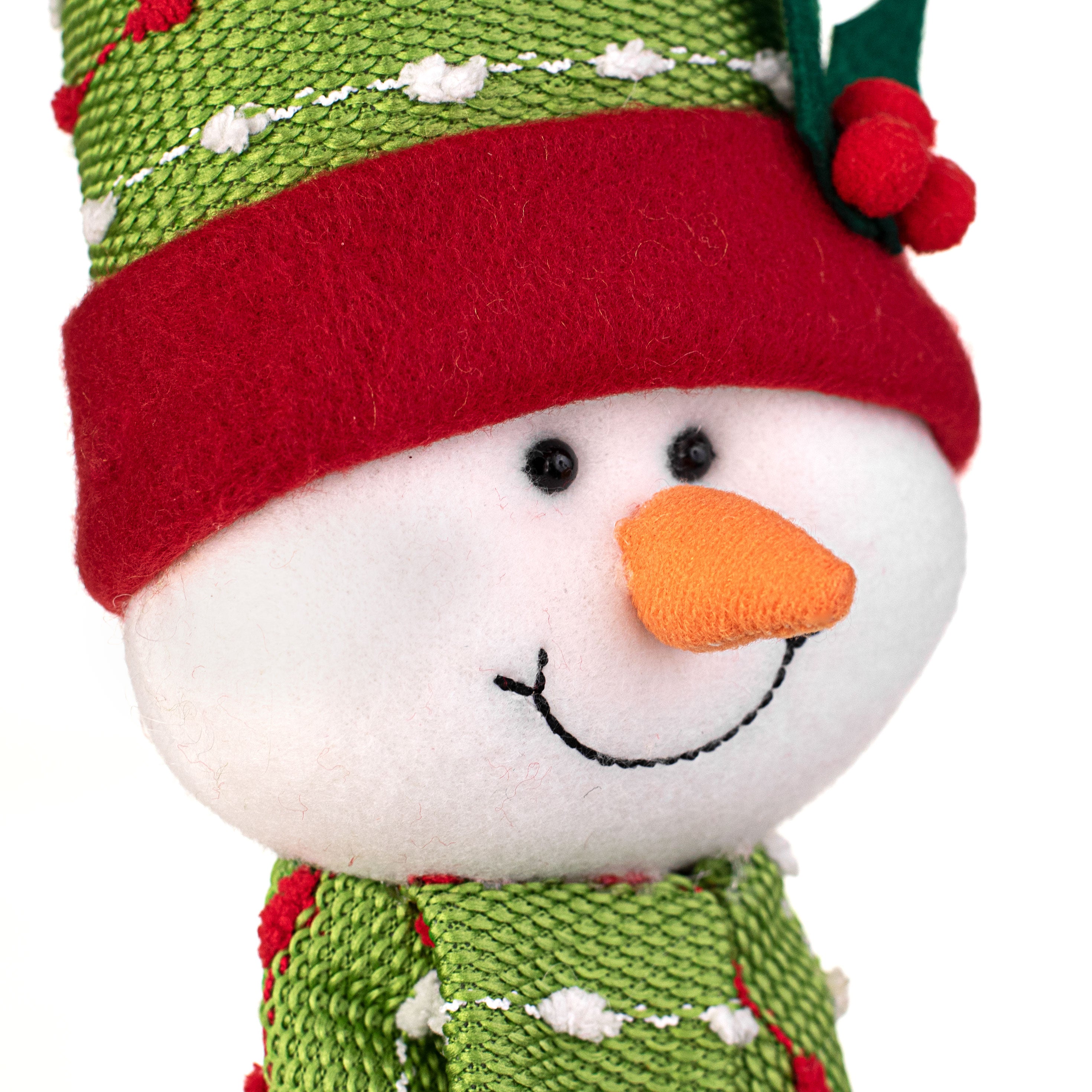19" Snowman Head Pick: Small Lime Green detail photo 4