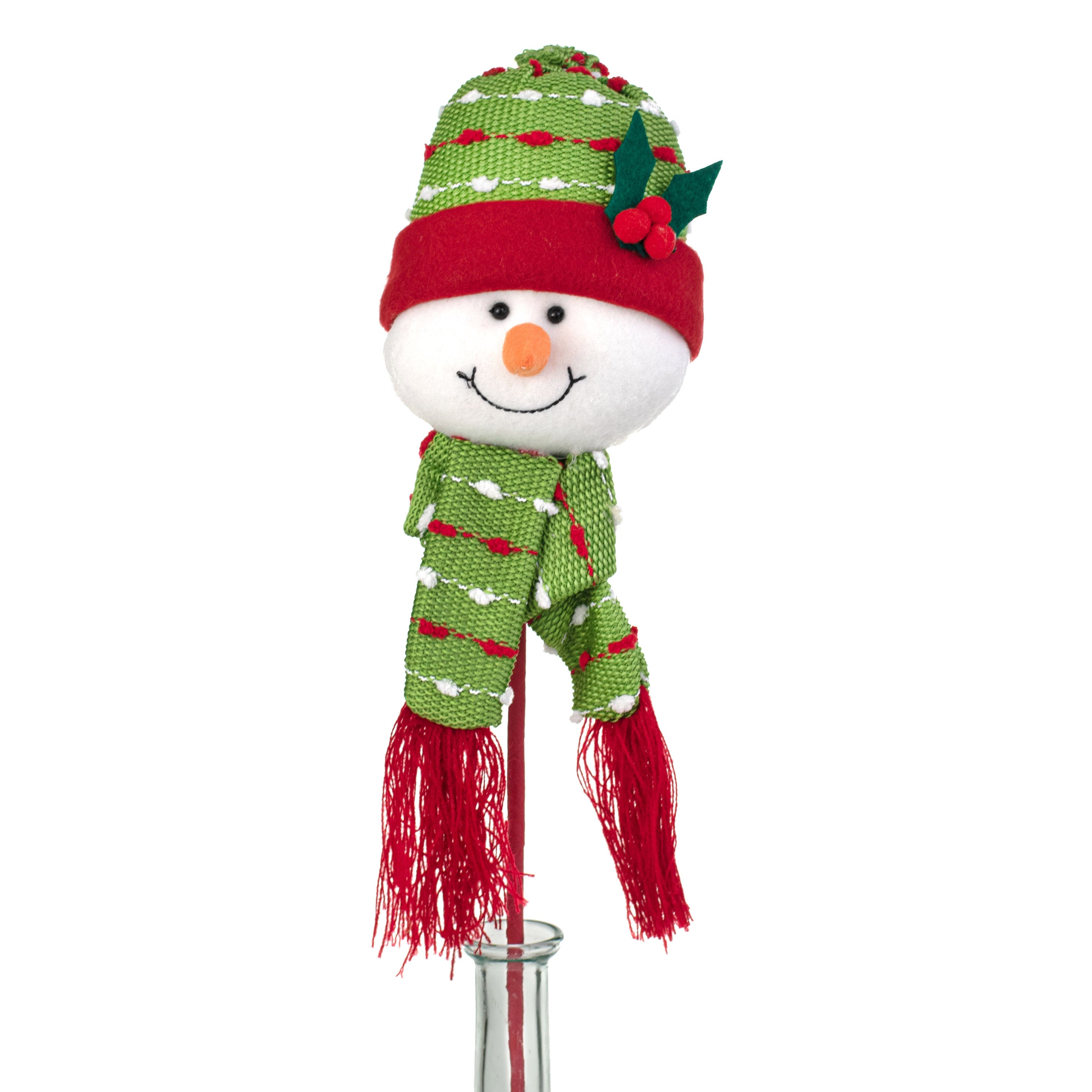 19" Snowman Head Pick: Small Lime Green Item Number: XN593209