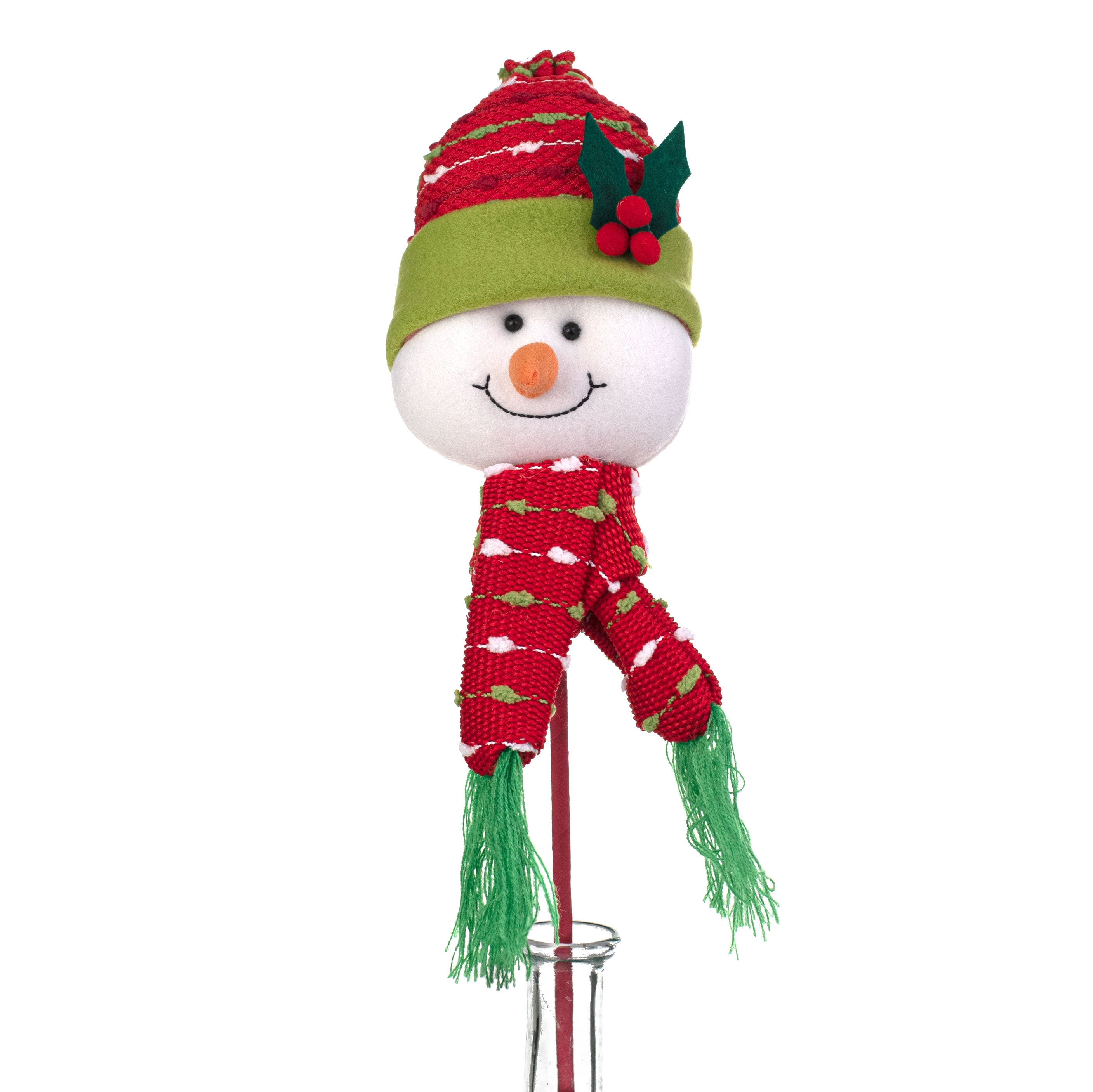 19" Snowman Head Pick: Small Red Item Number: XN593224