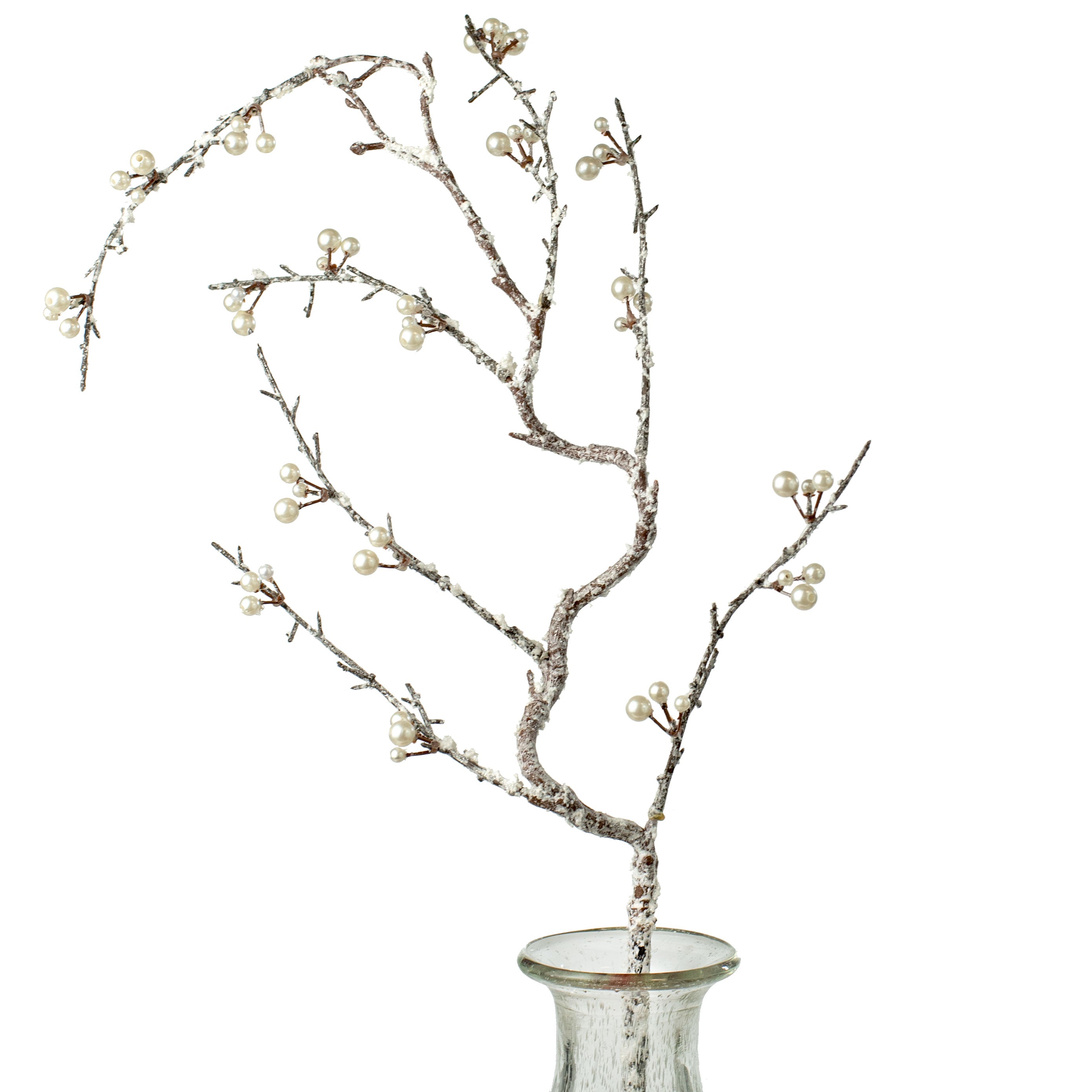 35" Snowy Glitter Pearl Branch Item Number: ISB72353