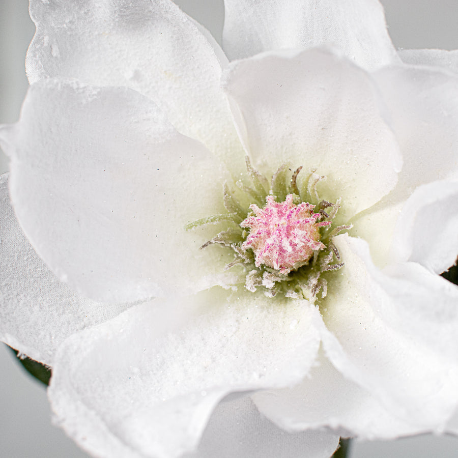 29" Snowy Magnolia Flower Stem Lifestyle Photo
