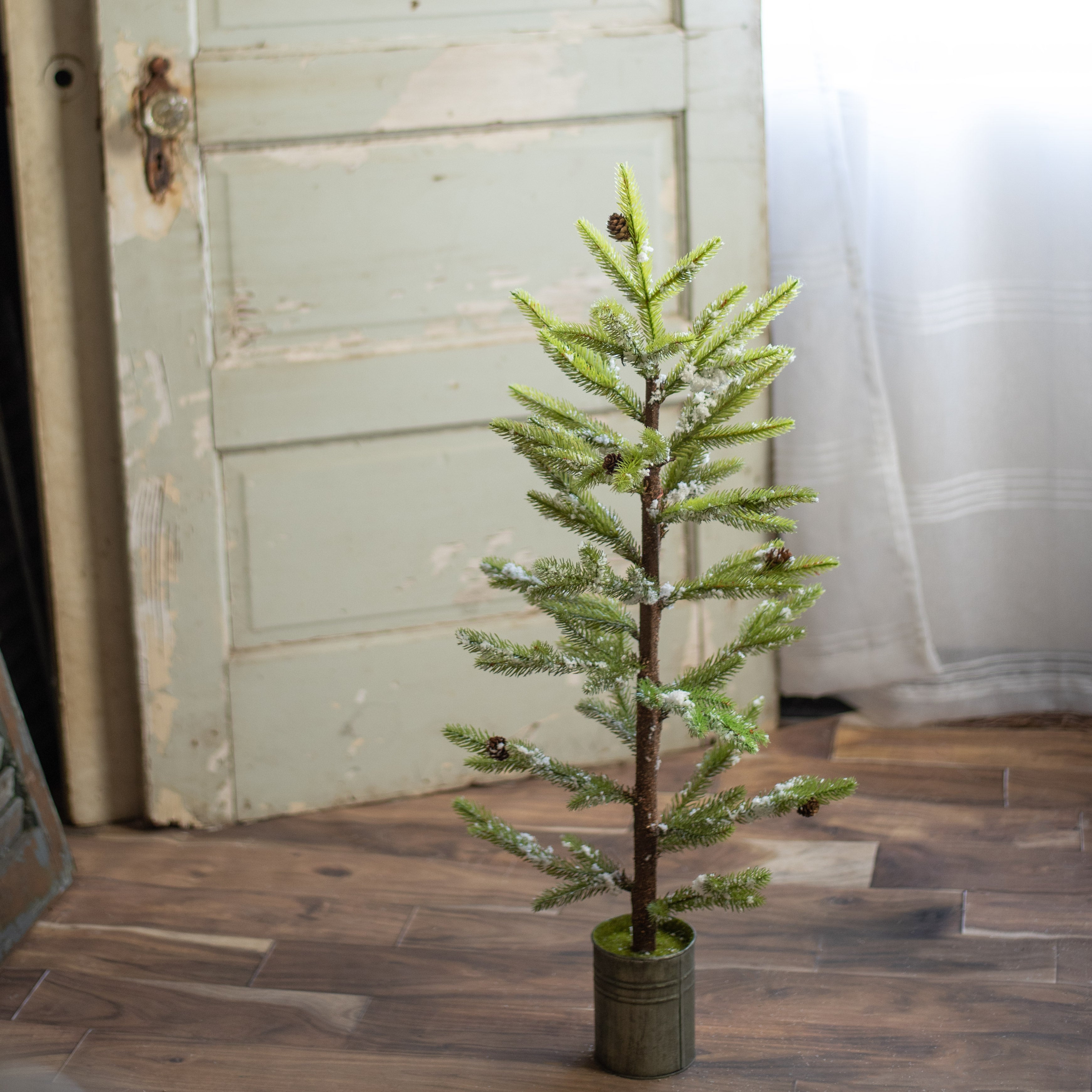 36" Snowy Spruce Christmas Tree Lifestyle Photo