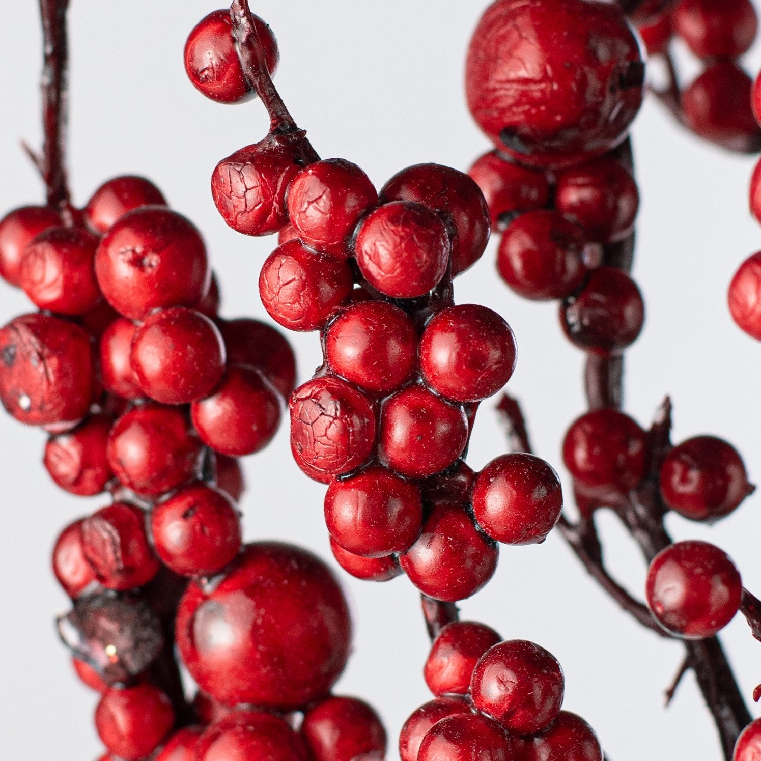 14" Soft Berry Pick: Shiny Red Berries Lifestyle Photo