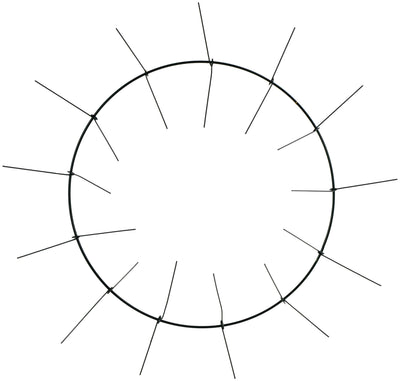 Soft Clamp Wire Wreath Form: 12" Item Number: 7080