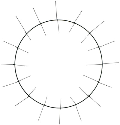 Soft Clamp Wire Wreath Form: 16" Item Number: 7082