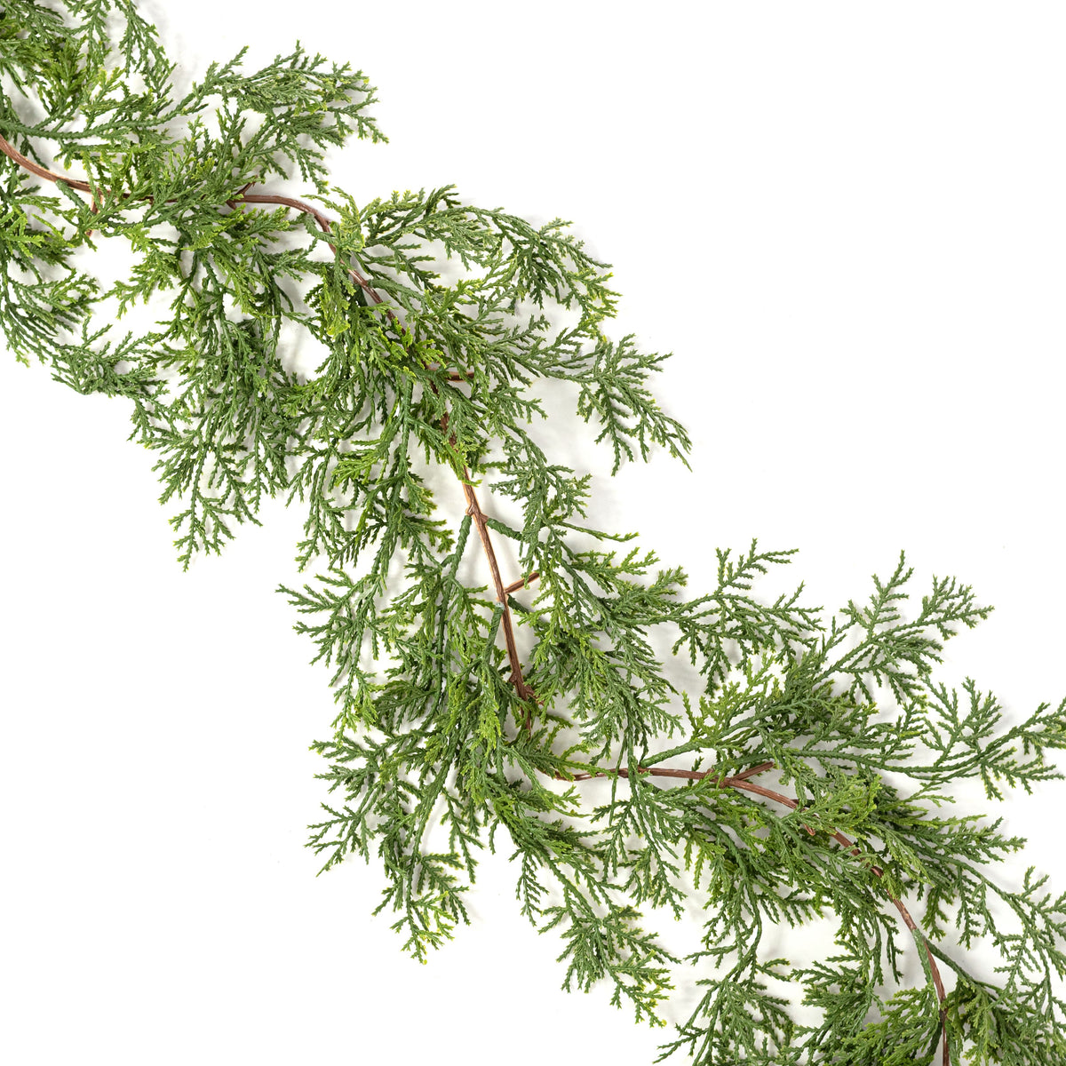 5' Soft Touch Cascading Cedar Garland Item Number: 510361