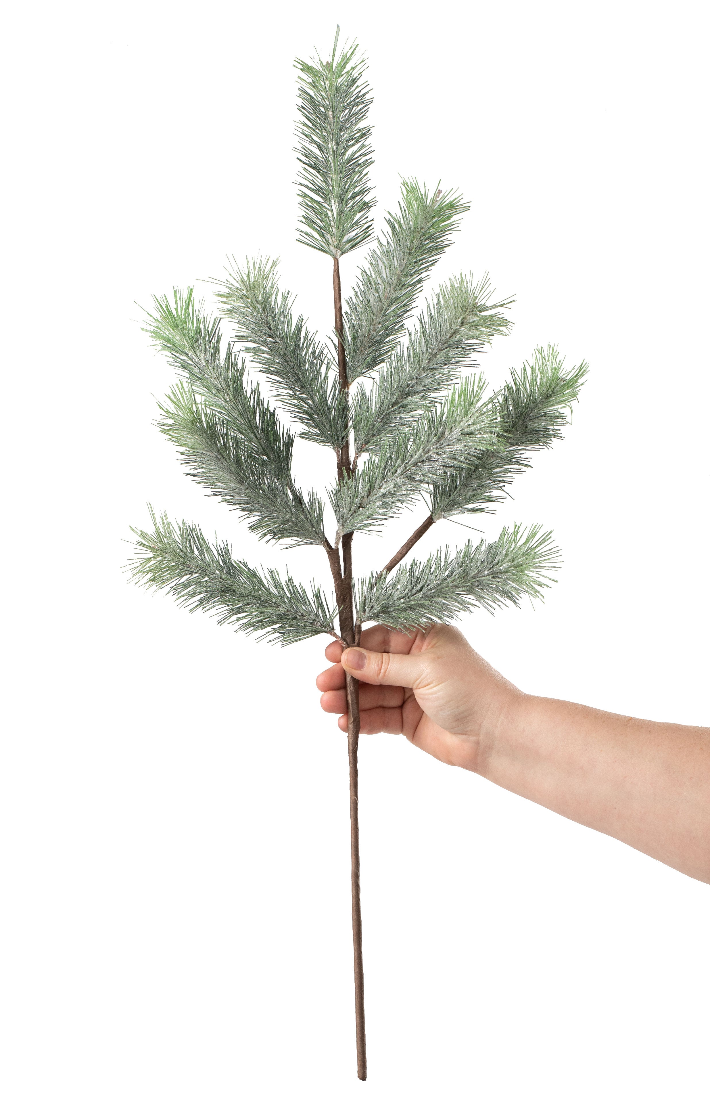 27" Sparkle Spruce Needle Pine Spray detail photo 3