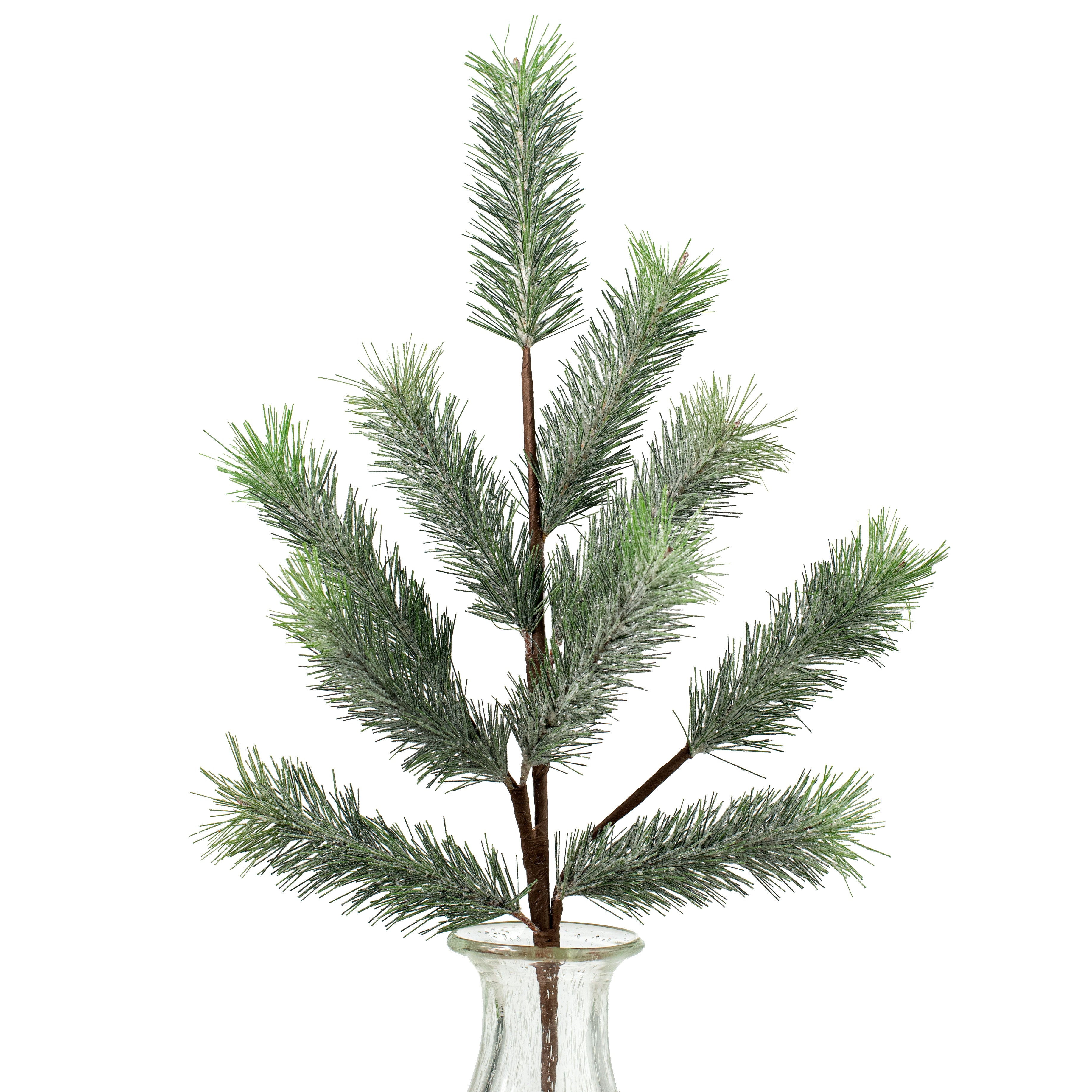27" Sparkle Spruce Needle Pine Spray Item Number: ISB73285
