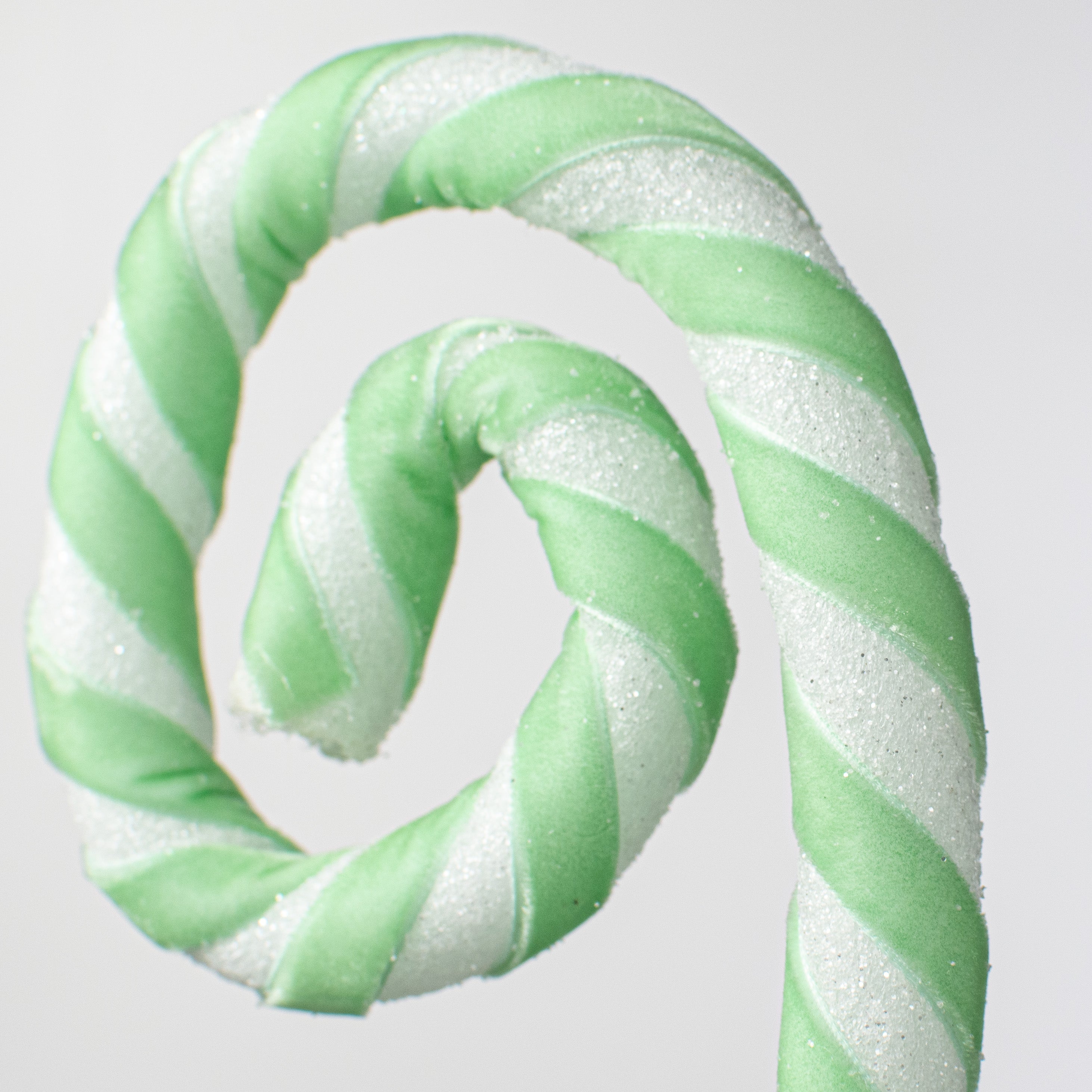 29" Spiral Candy Cane Spray: Mint & White Lifestyle Photo