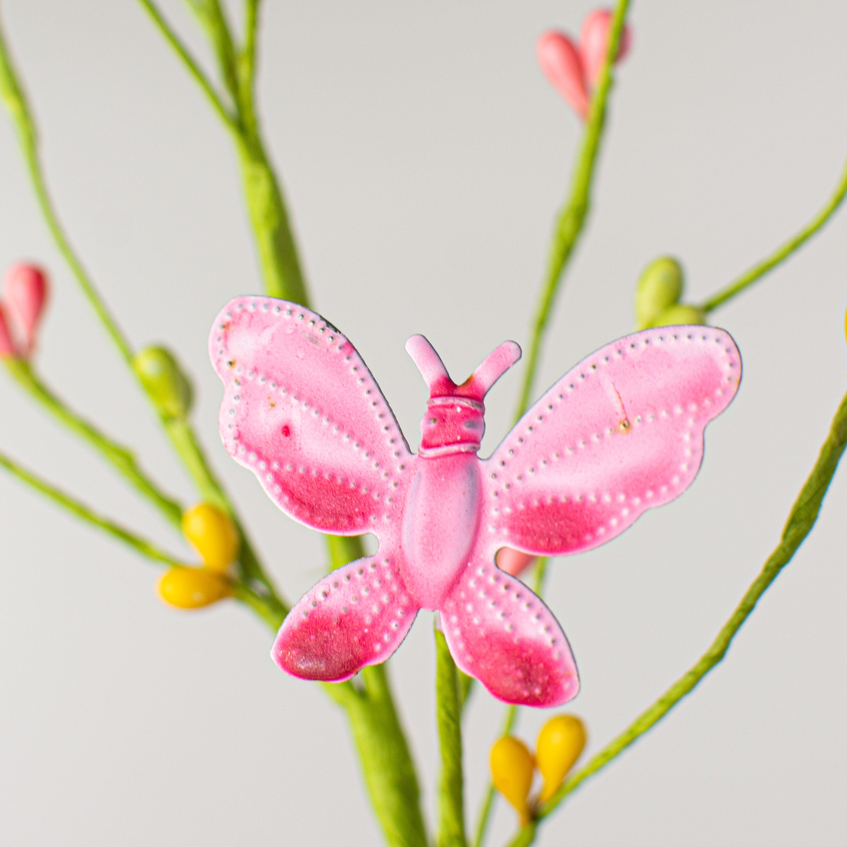 16" Spring Blossom Pips with Butterfly Pick Lifestyle Photo