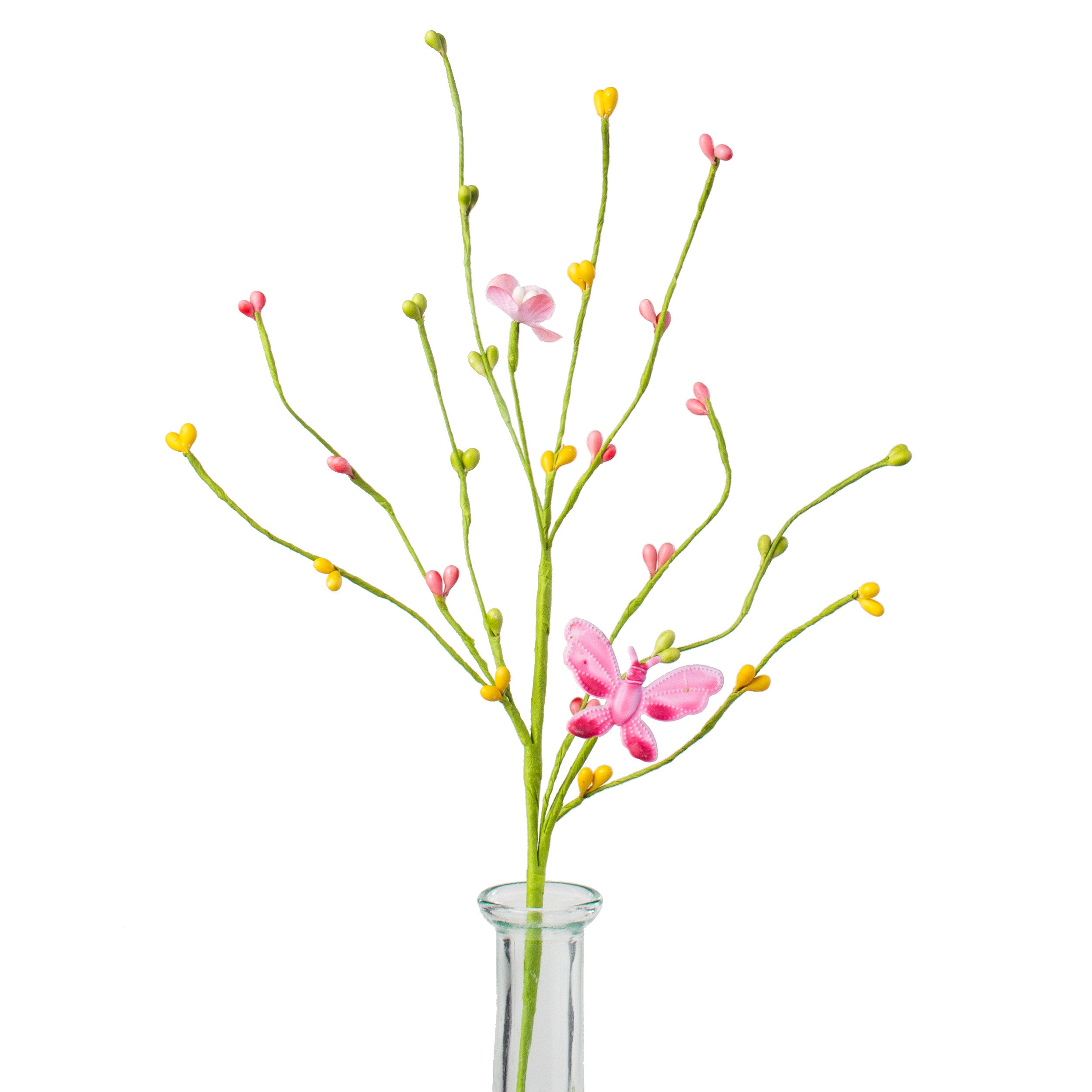 16" Spring Blossom Pips with Butterfly Pick Item Number: 28785