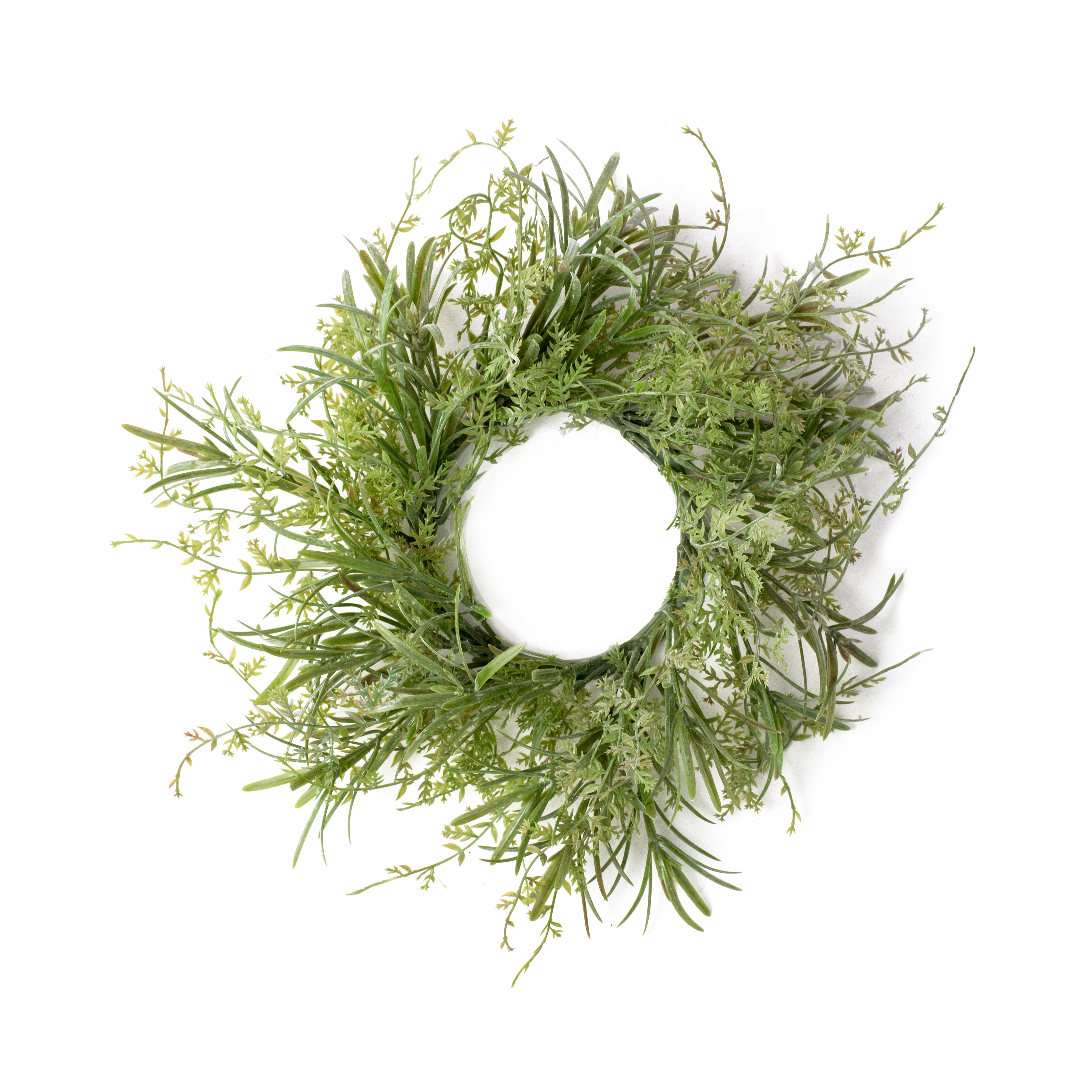 10" Spring Grass Mix Candle Ring Item Number: 2710000GR