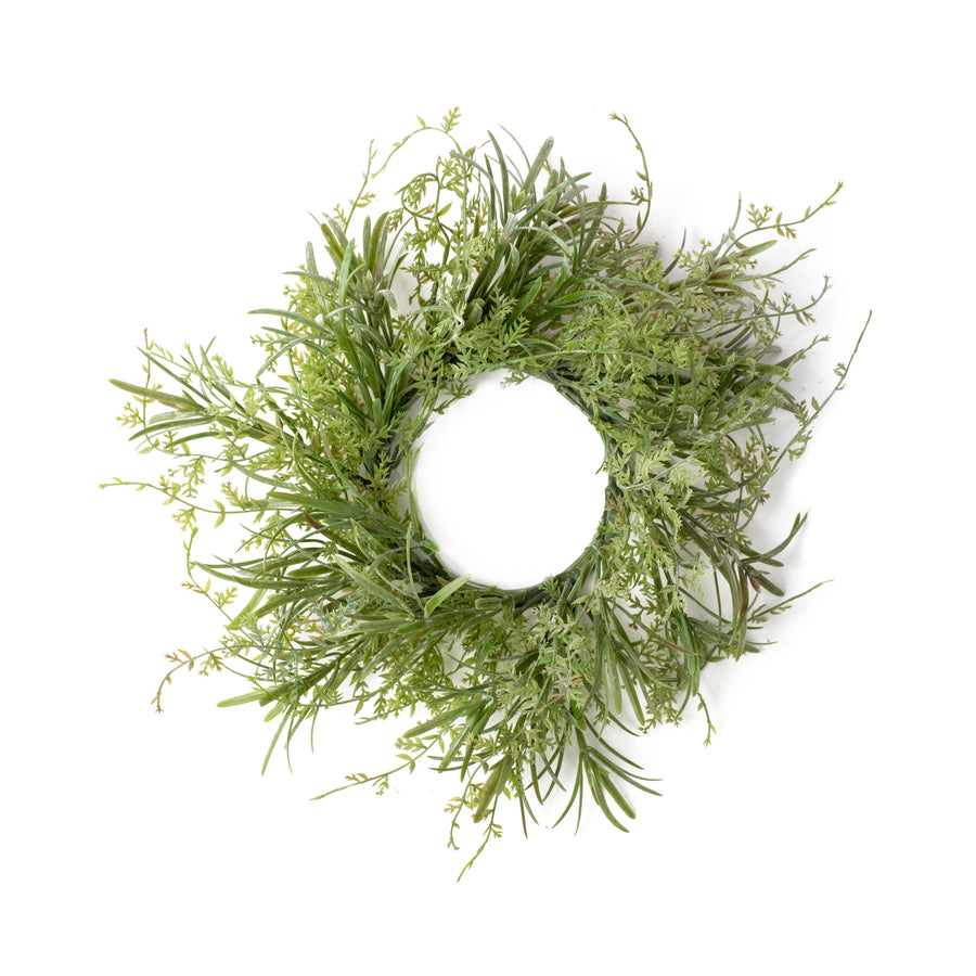 10" Spring Grass Mix Candle Ring Item Number: 2710000GR