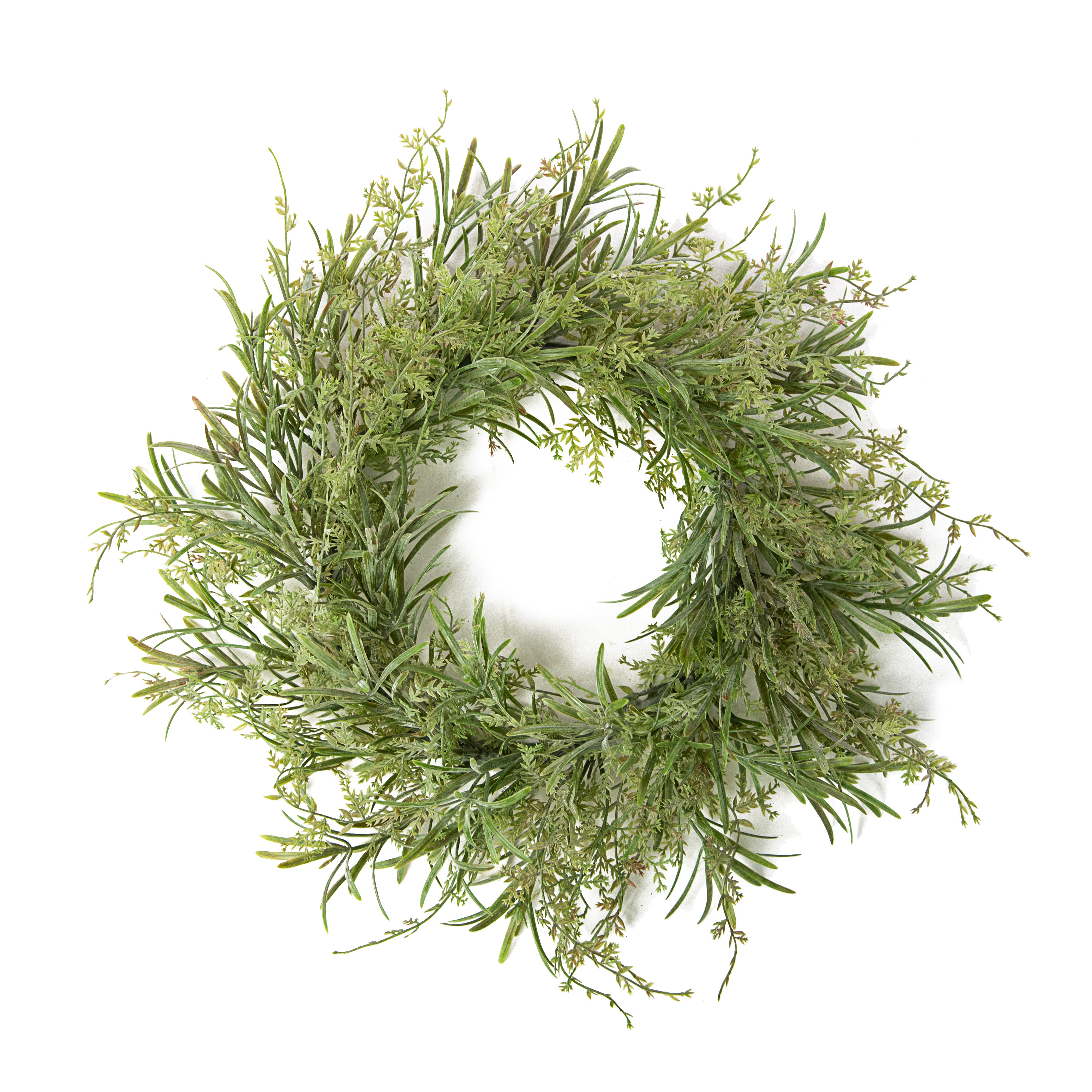14" Spring Grass Mix Candle Ring Item Number: 2710001GR