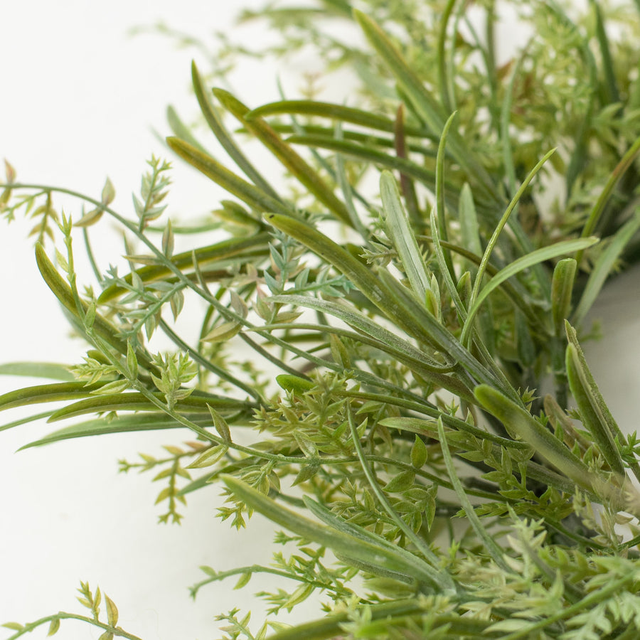 10" Spring Grass Mix Candle Ring detail photo 3