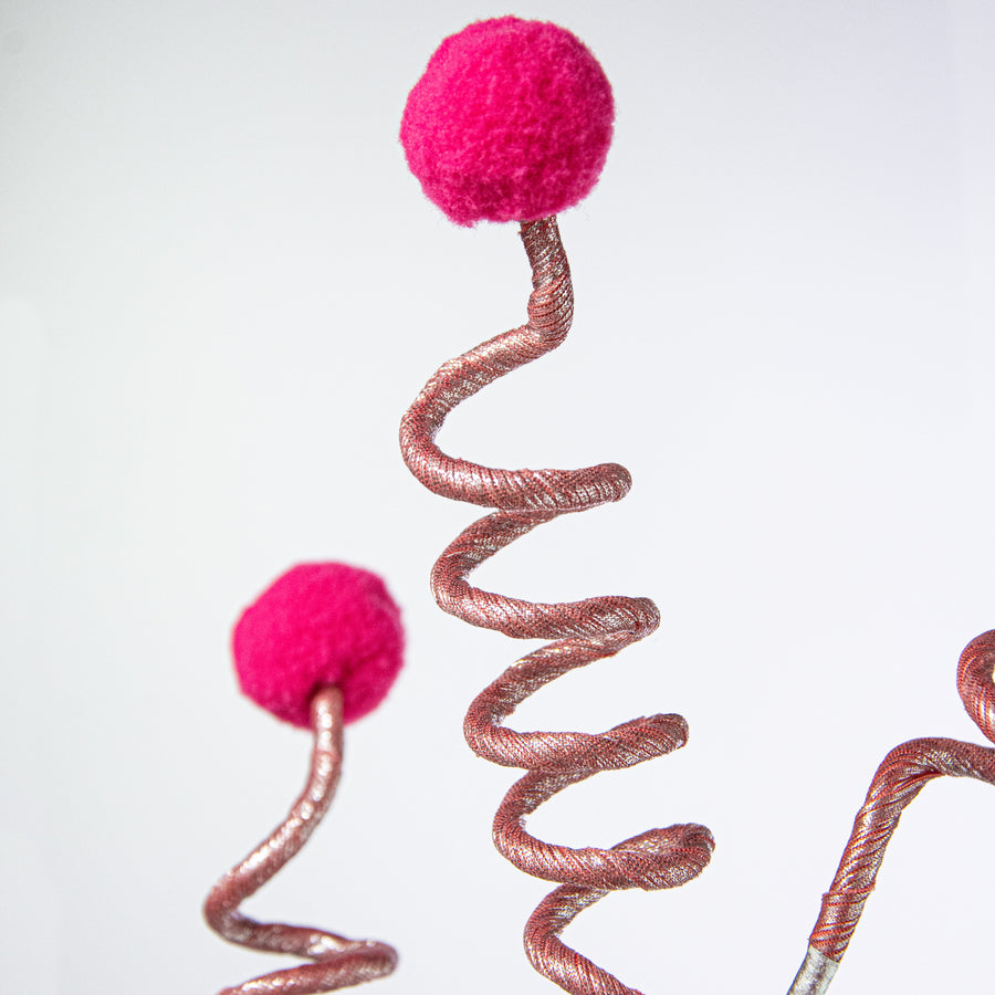 29" Springy Ball Spray: Pink & Fuchsia Lifestyle Photo