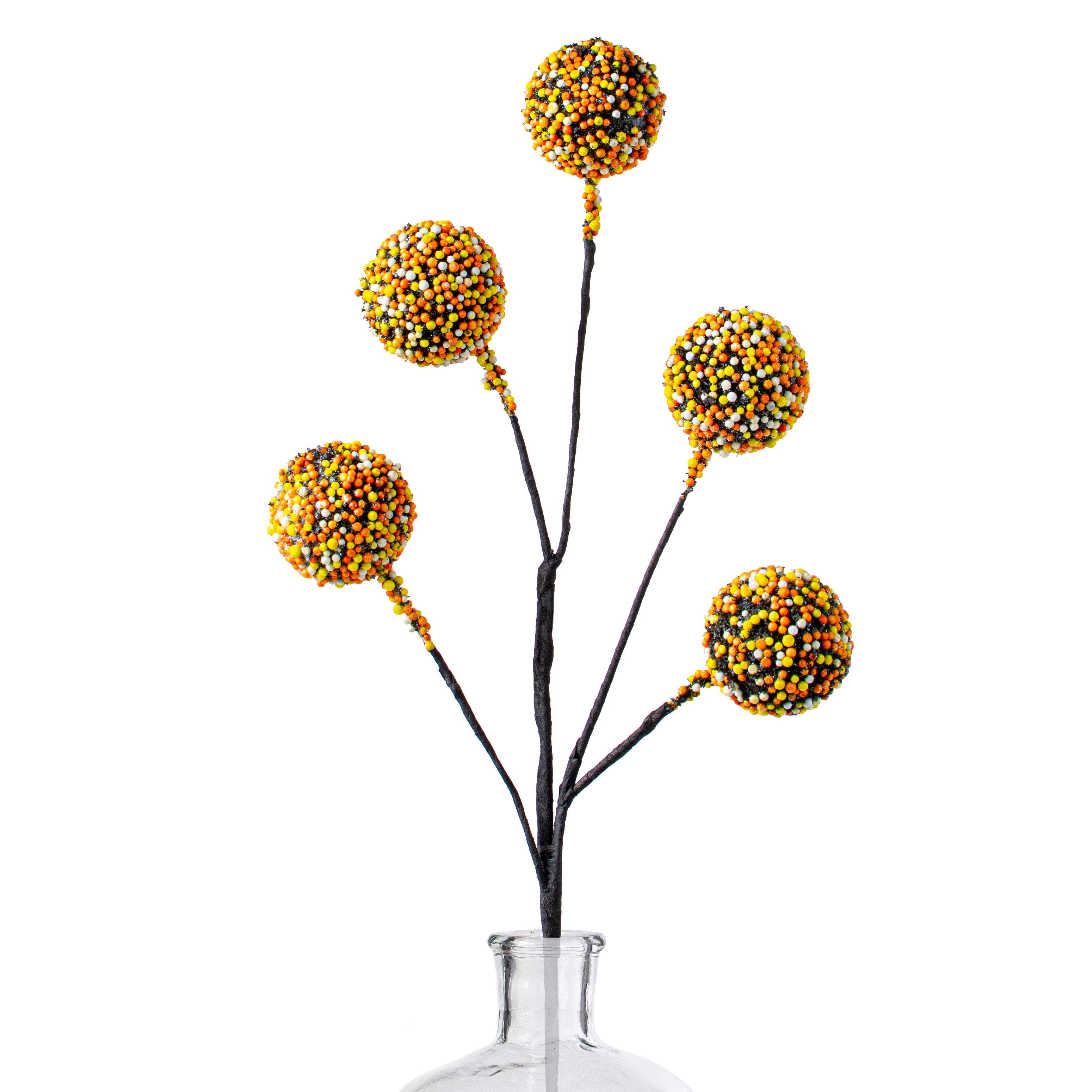 22" Sprinkle Ball Pick: Candy Corn Item Number: 57007ORYW