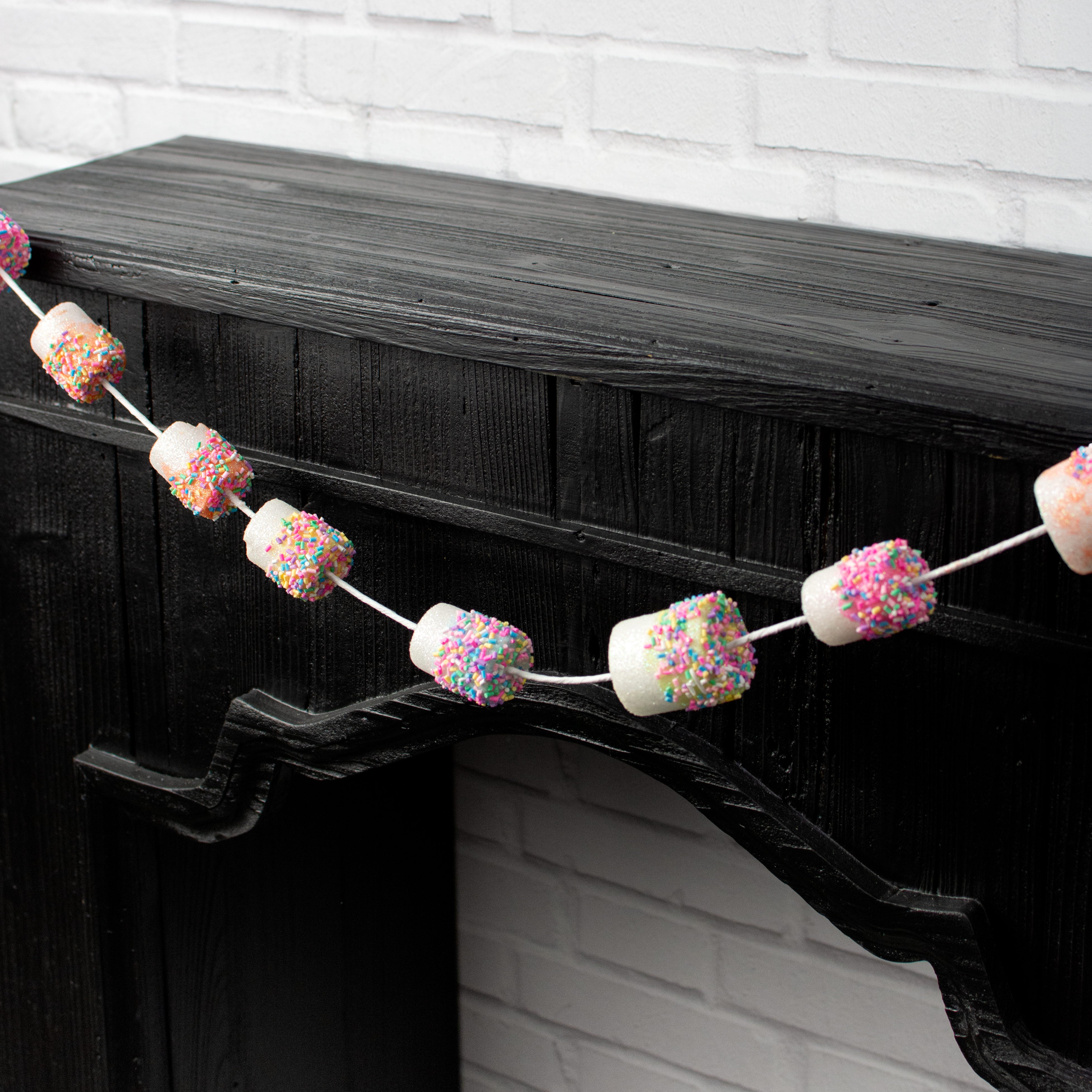 6' Sprinkle Dipped Marshmallow Garland Lifestyle Photo