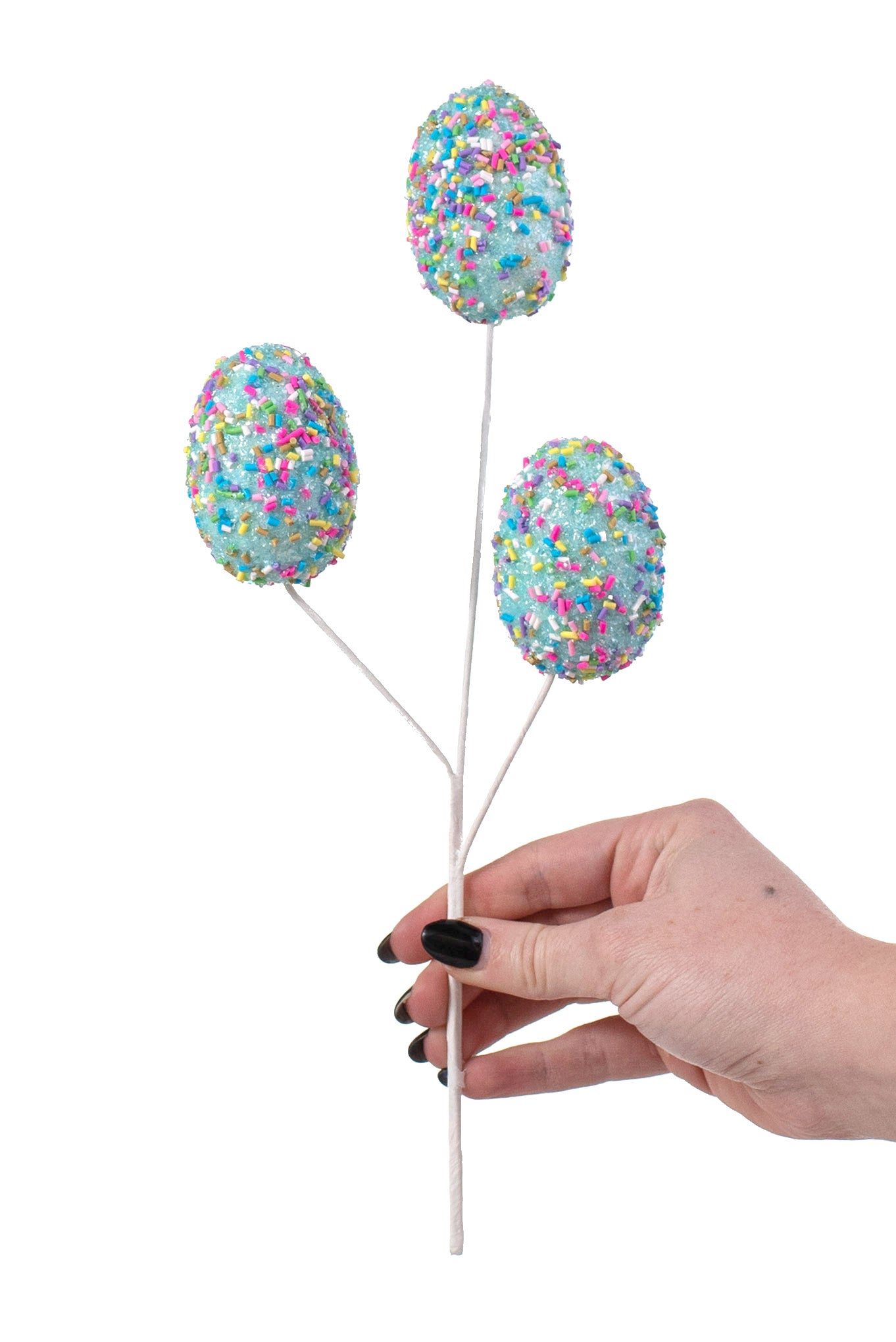12" Sprinkle Egg Pick: Blue detail photo 3