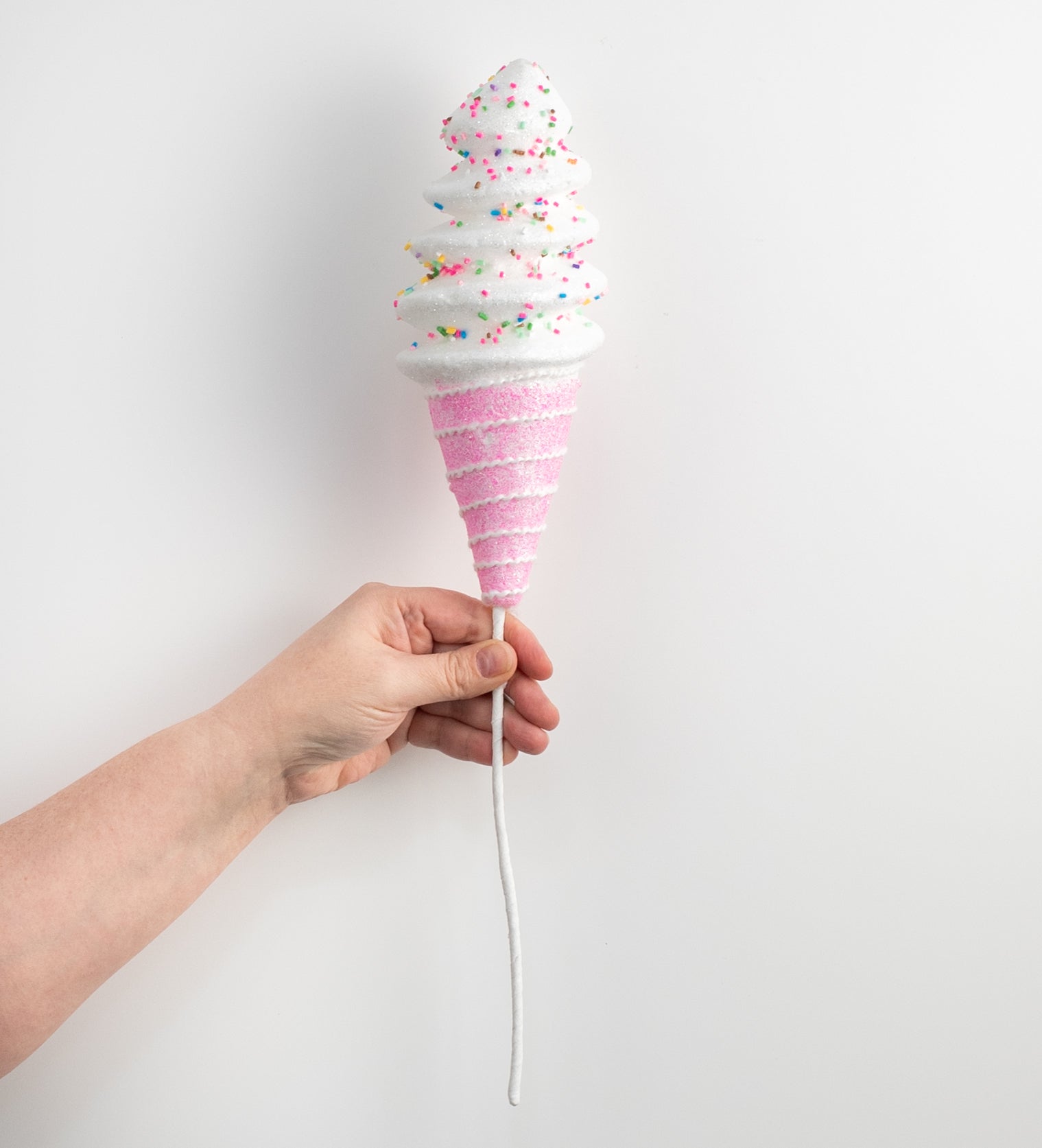 17' Sprinkle Ice Cream Cone Spray: Pink detail photo 3