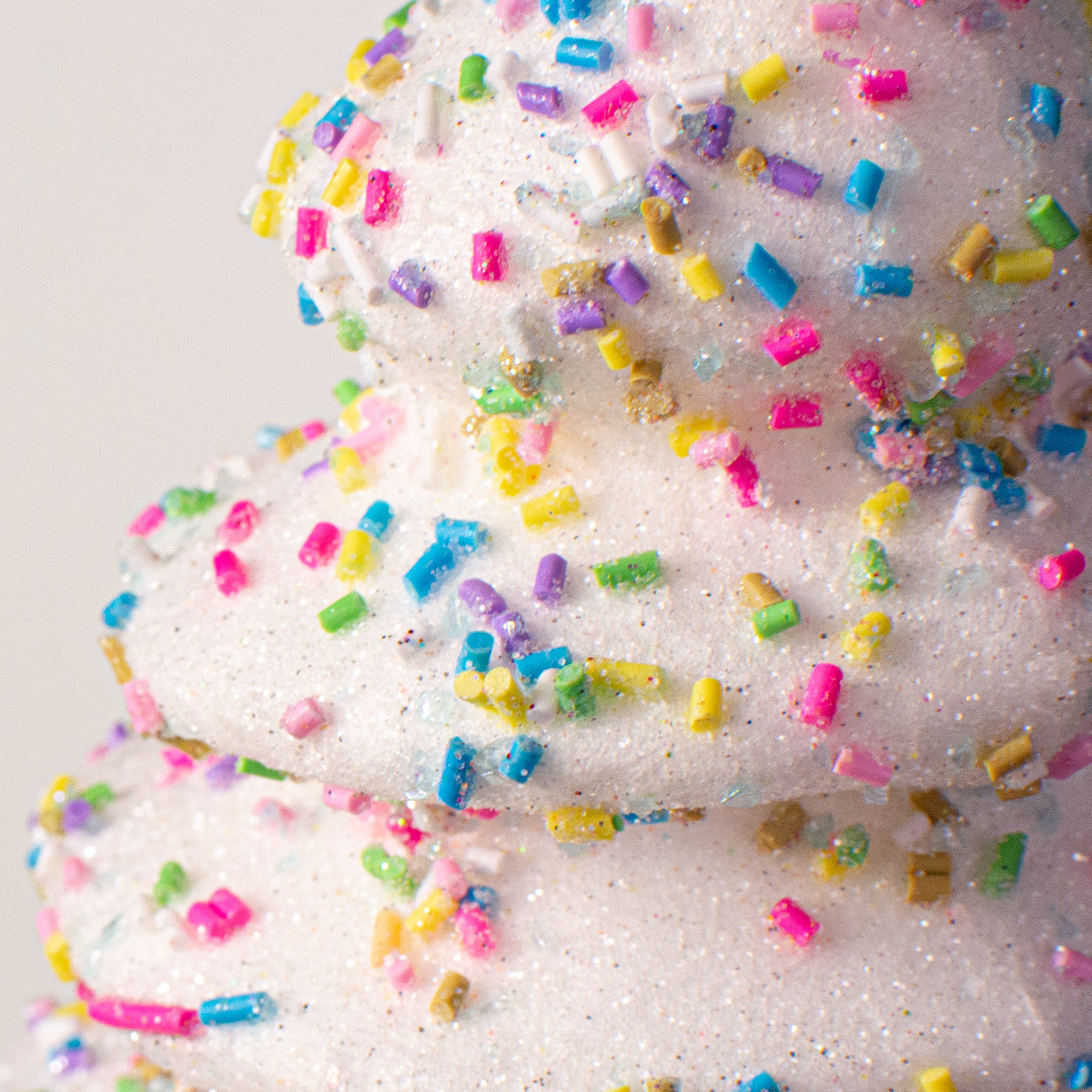 19" Sprinkle Ice Cream Pick: Cream detail photo 3