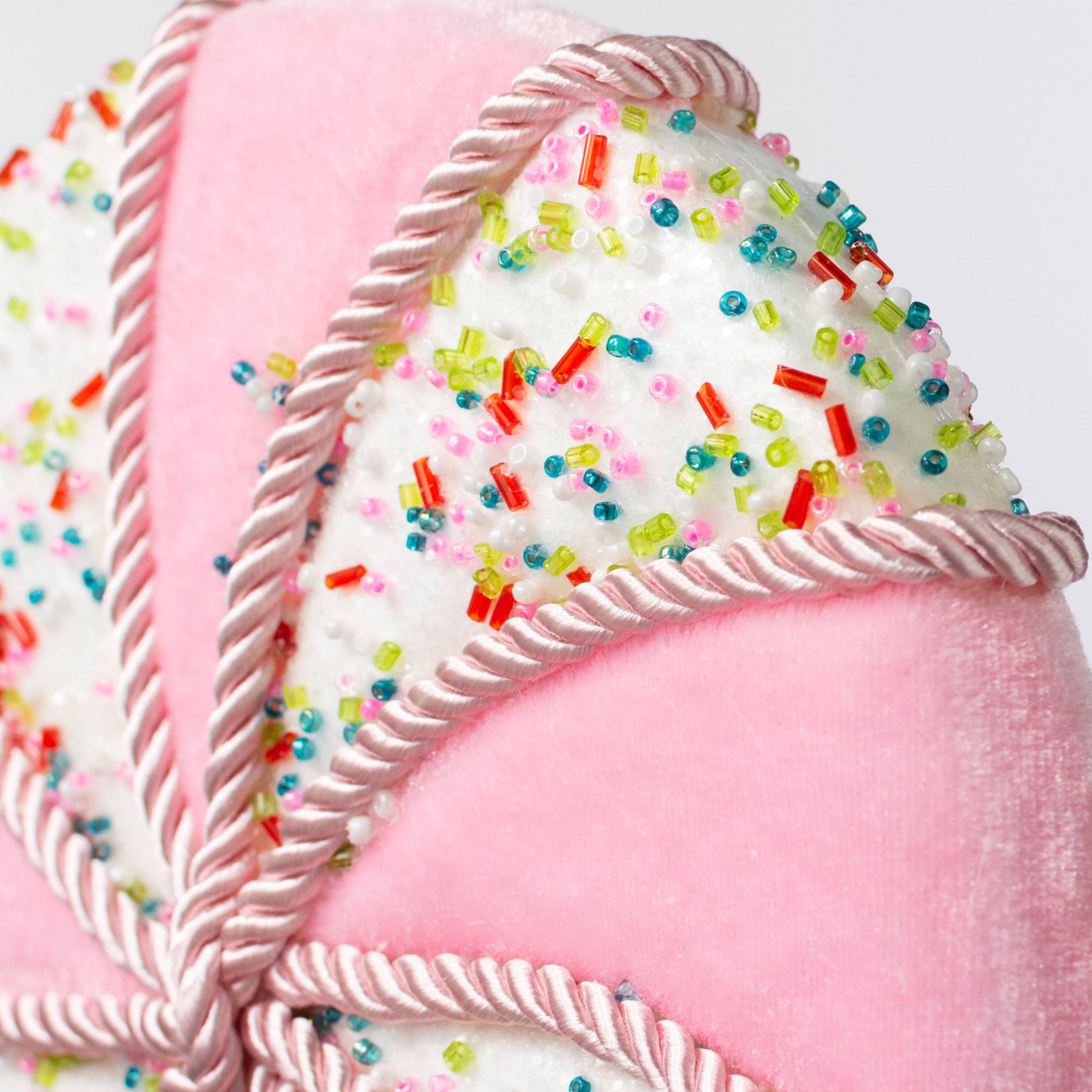 23" x 8" Sprinkle Lollipop Spray: Pink & White Lifestyle Photo