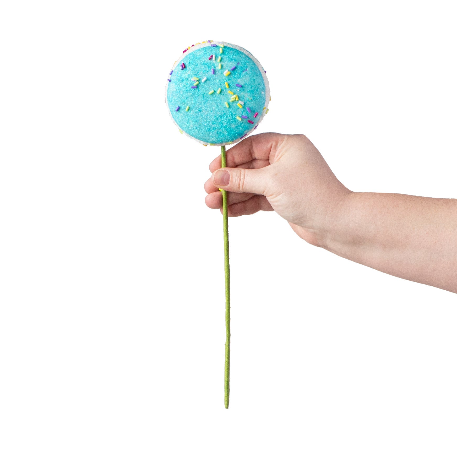 13" Sprinkle Macaron Pick: Blue detail photo 3