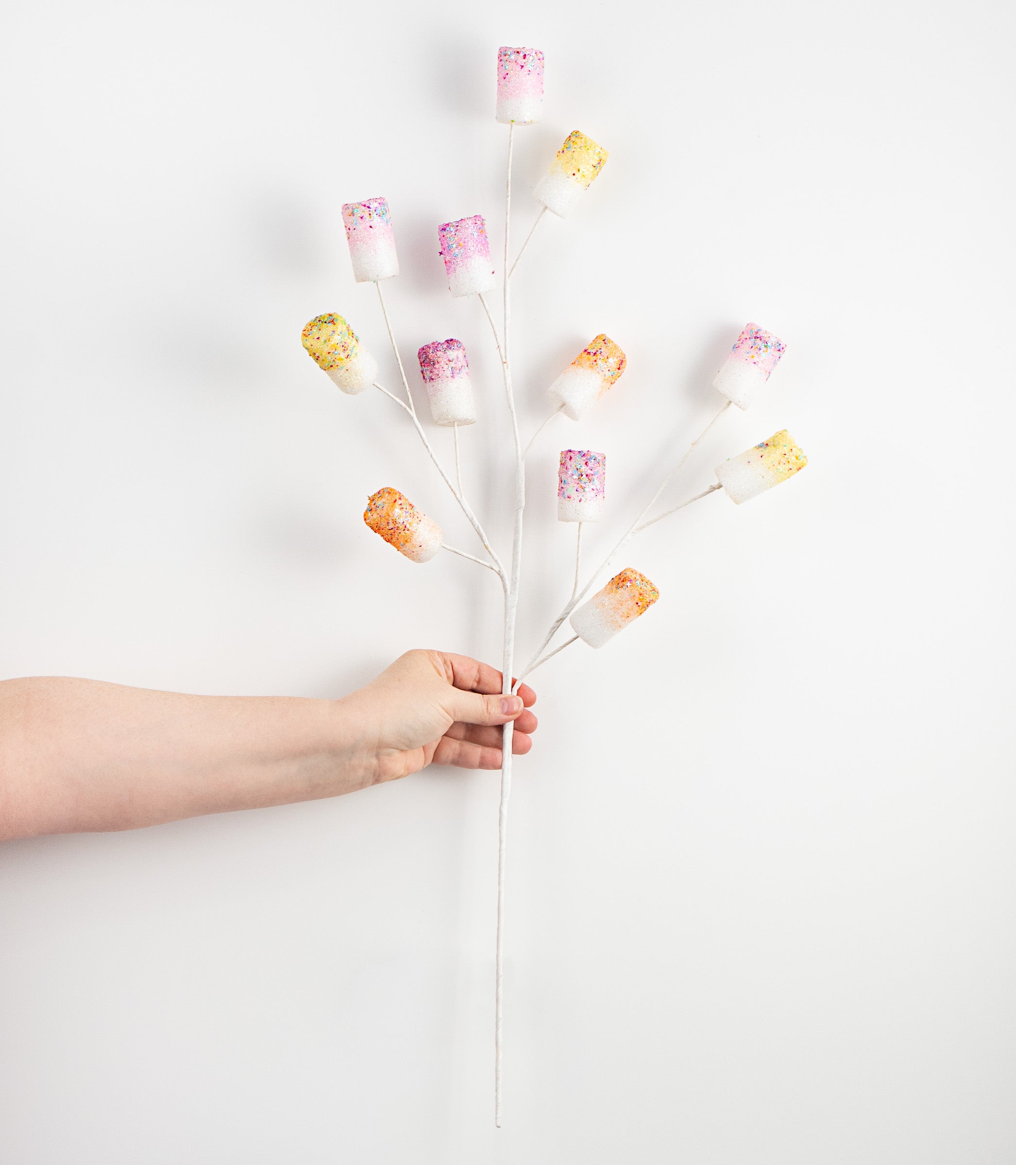 29" Sprinkle Marshmallow Spray: White & Multi-Color detail photo 3