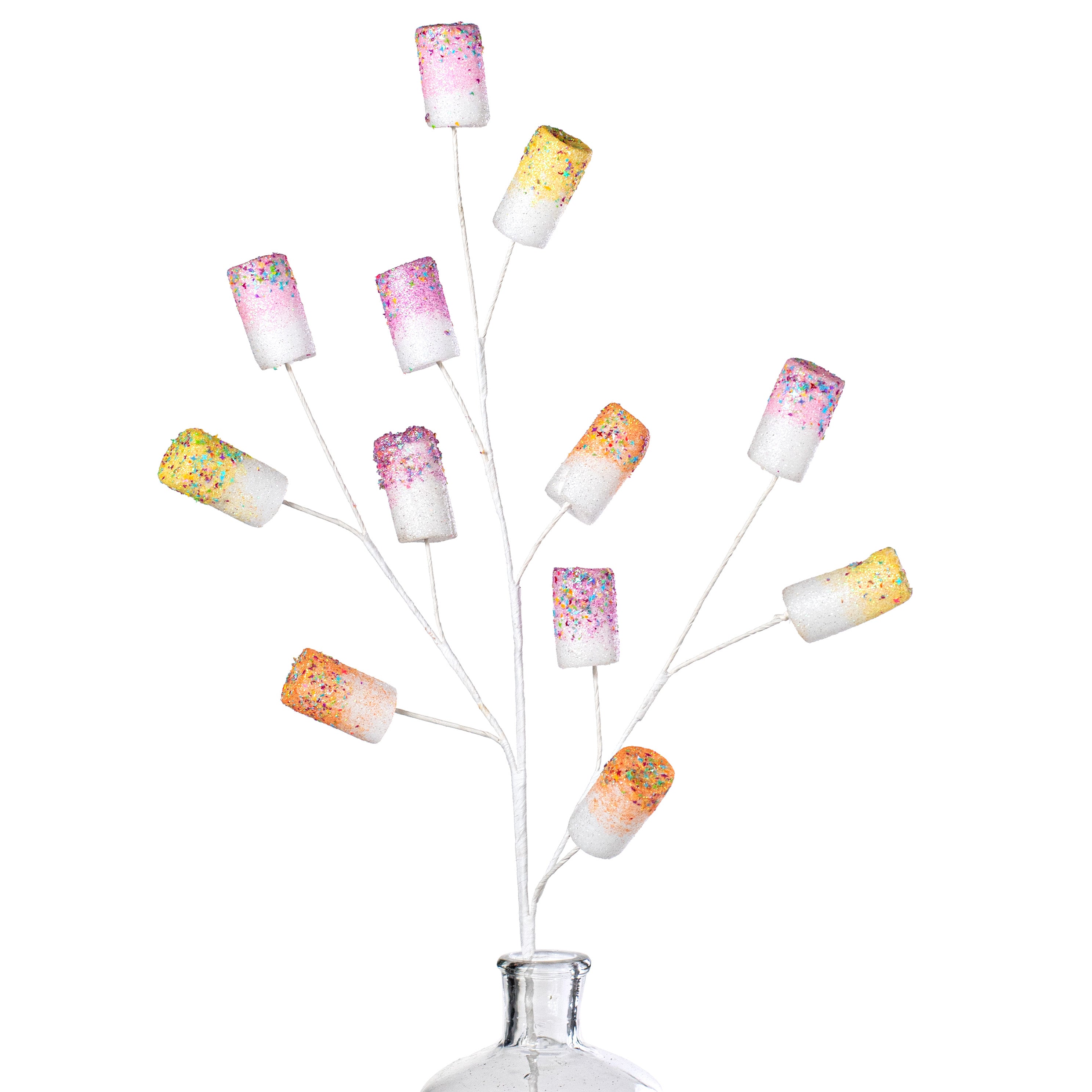 29" Sprinkle Marshmallow Spray: White & Multi-Color Item Number: 202007