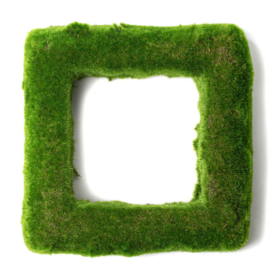 12" Square Cushion Moss Wreath Item Number: 2720071GR