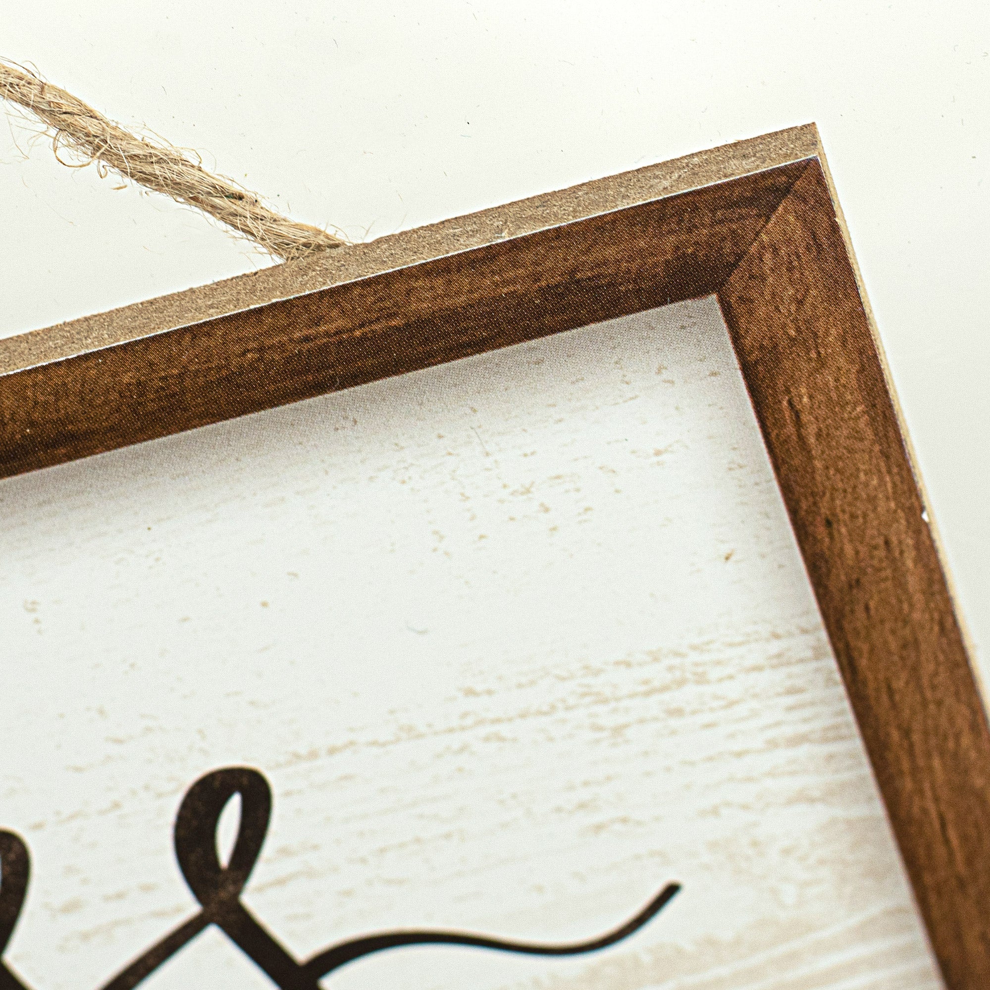10" Square Wooden Sign: Bless Your Heart detail photo 3