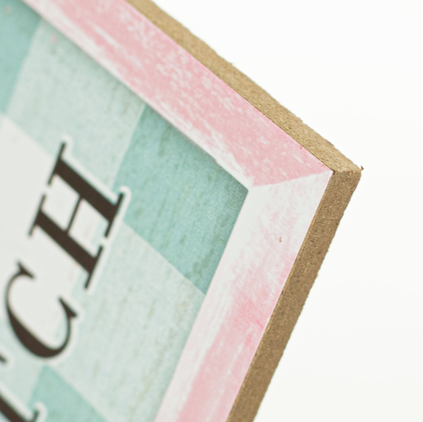 10" Square Wooden Sign: Cottontail's Carrot Patch detail photo 3