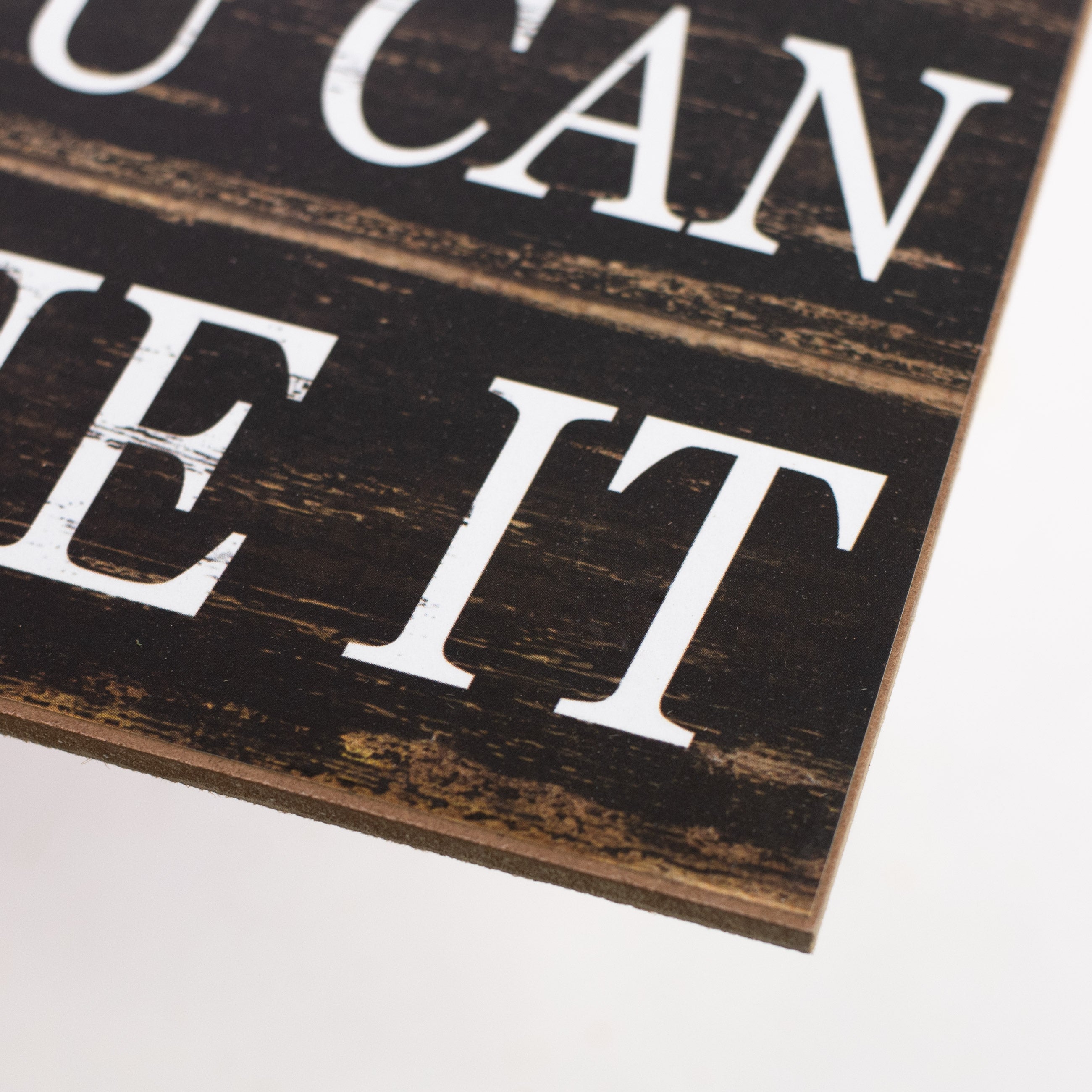 10" Square Wooden Sign: Rescue Love detail photo 3