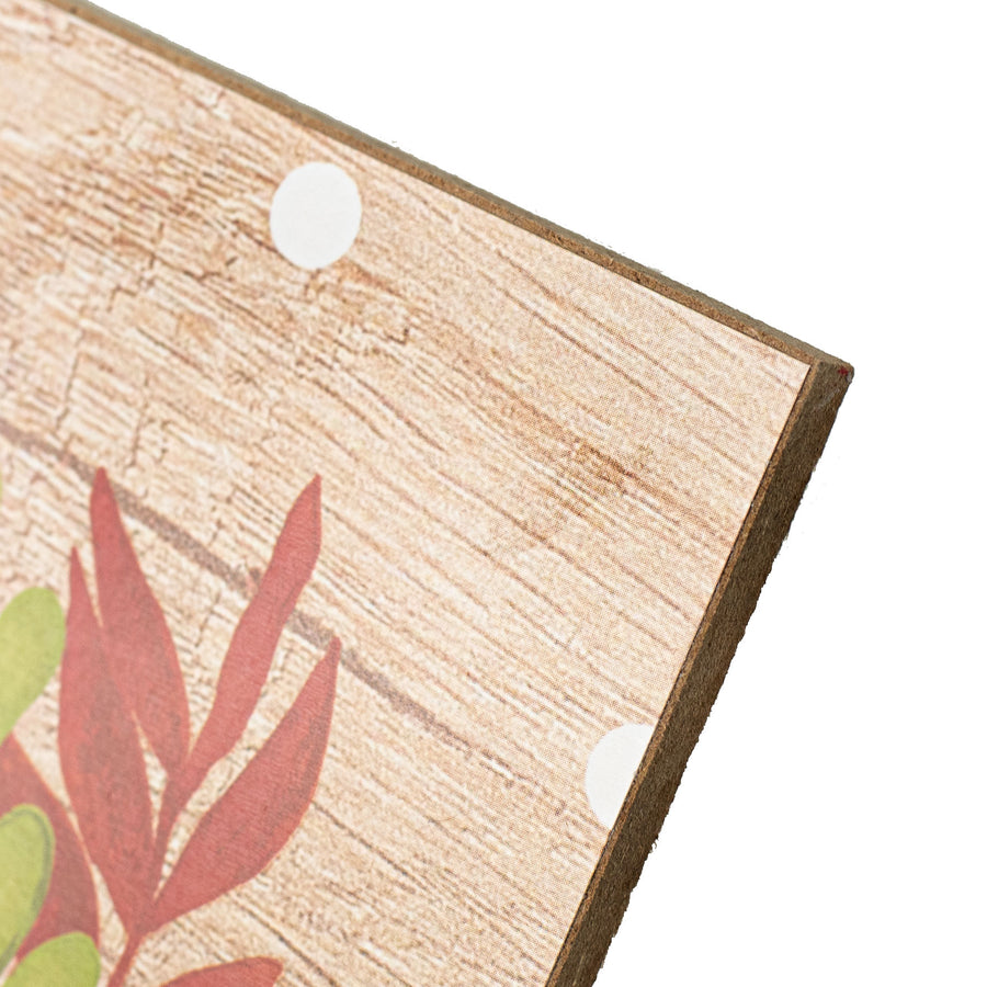 10" Square Wooden Sign: Welcome Fall detail photo 3