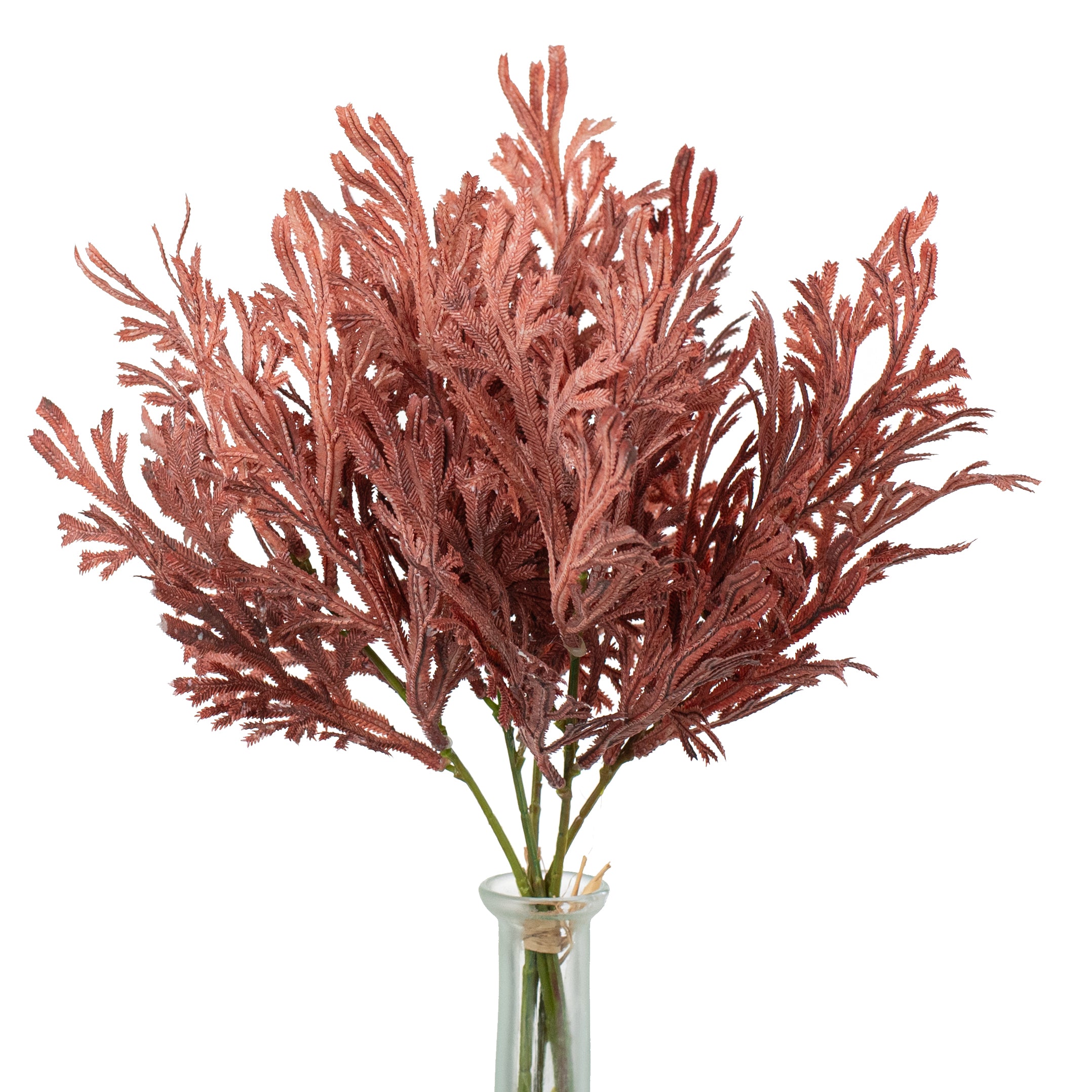 15" Staghorn Leaf Bundle: Maroon Burgundy Ombré Item Number: 2751115MB
