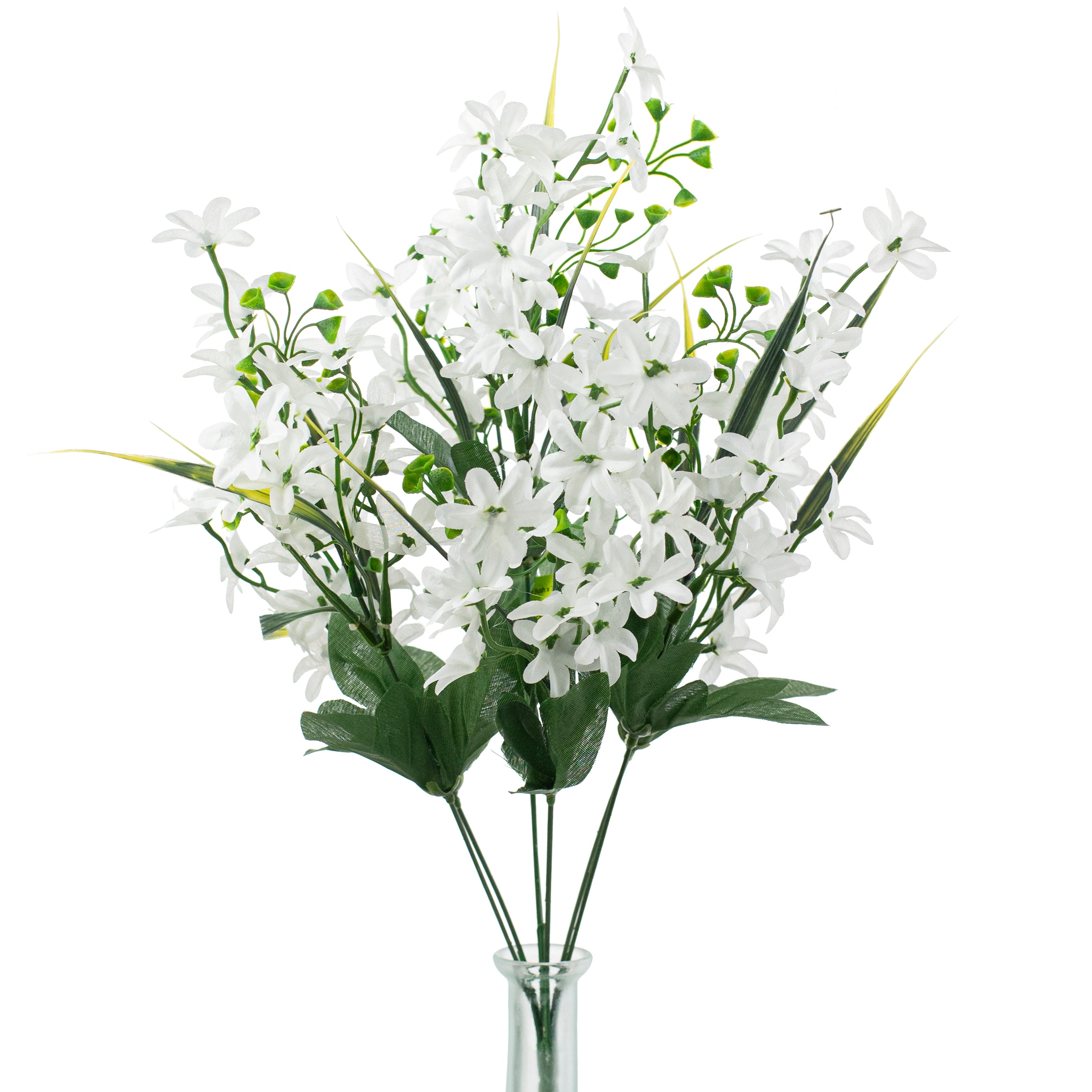19" Star Blossom Bush: Cream Item Number: 63513CM