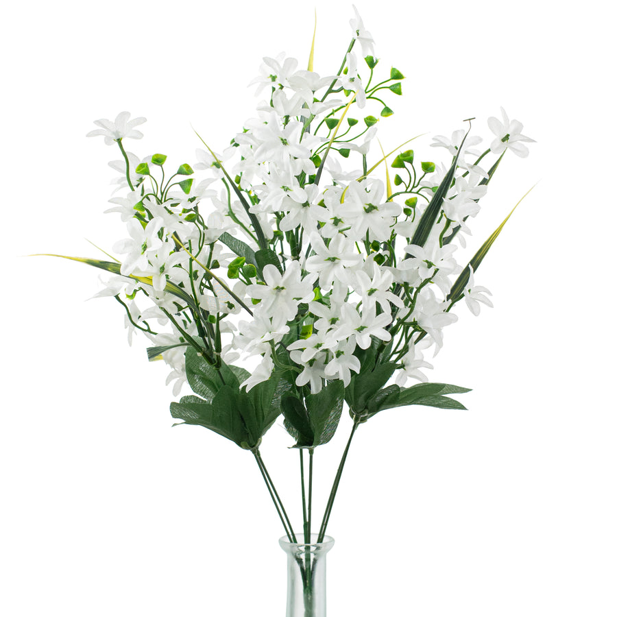 19" Star Blossom Bush: Cream Item Number: 63513CM