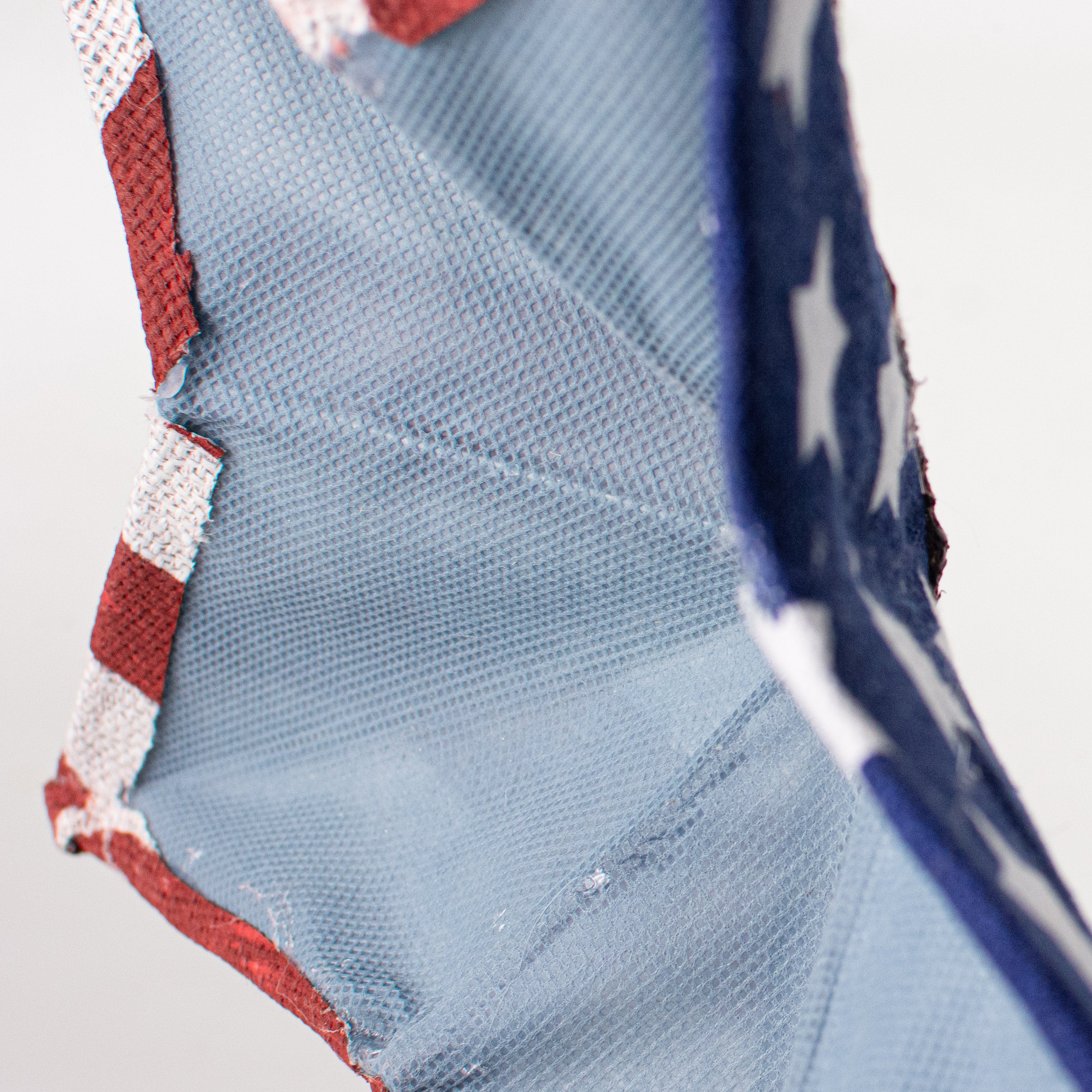 12" Star Flag Ornament: RWB detail photo 3