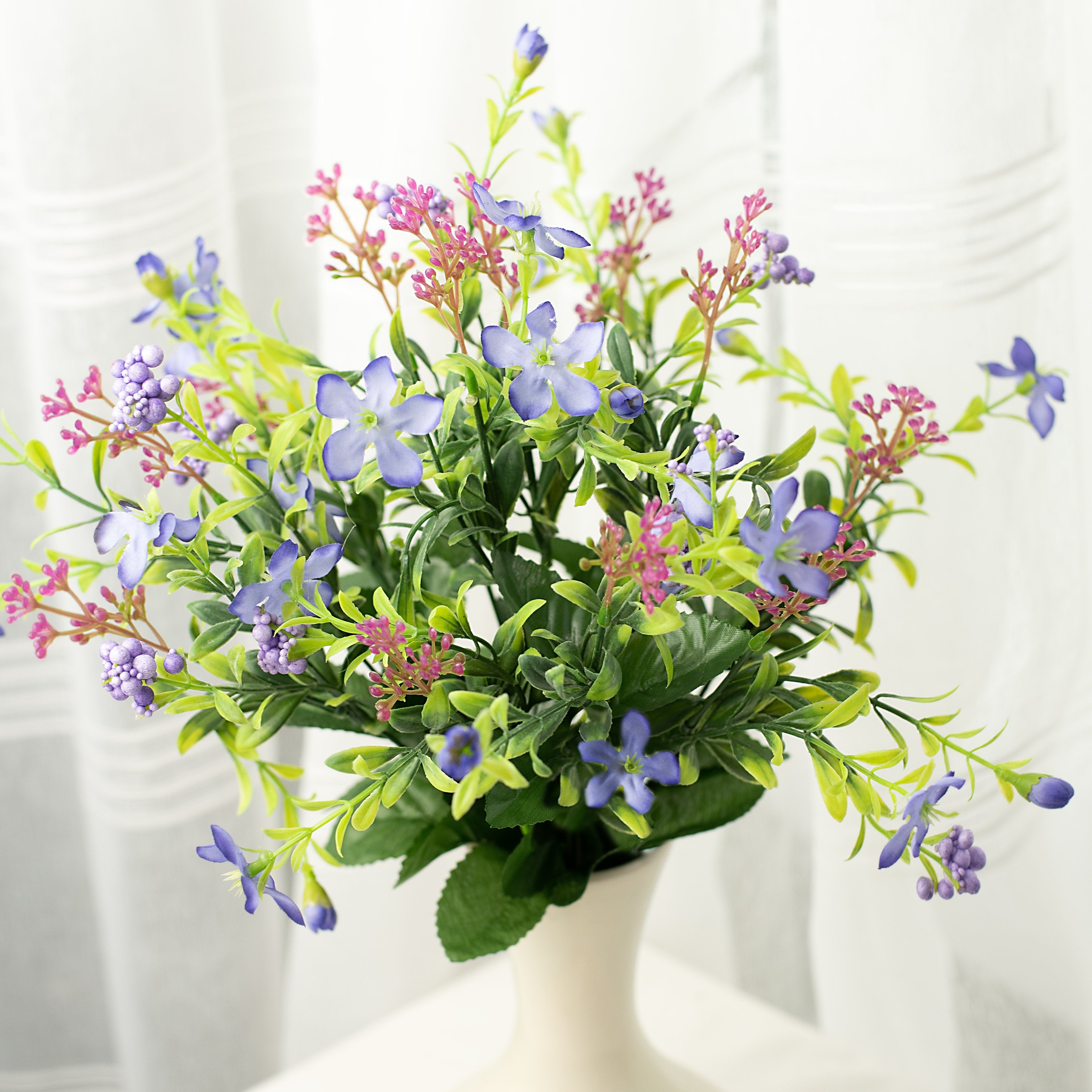 18" Star Flower Berry Bush: Purple Item Number: 35094PU