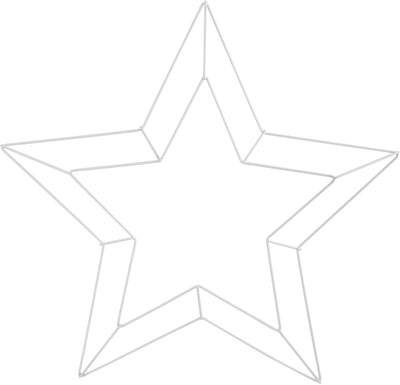 16" Star Wire Form: White Item Number: MD010027