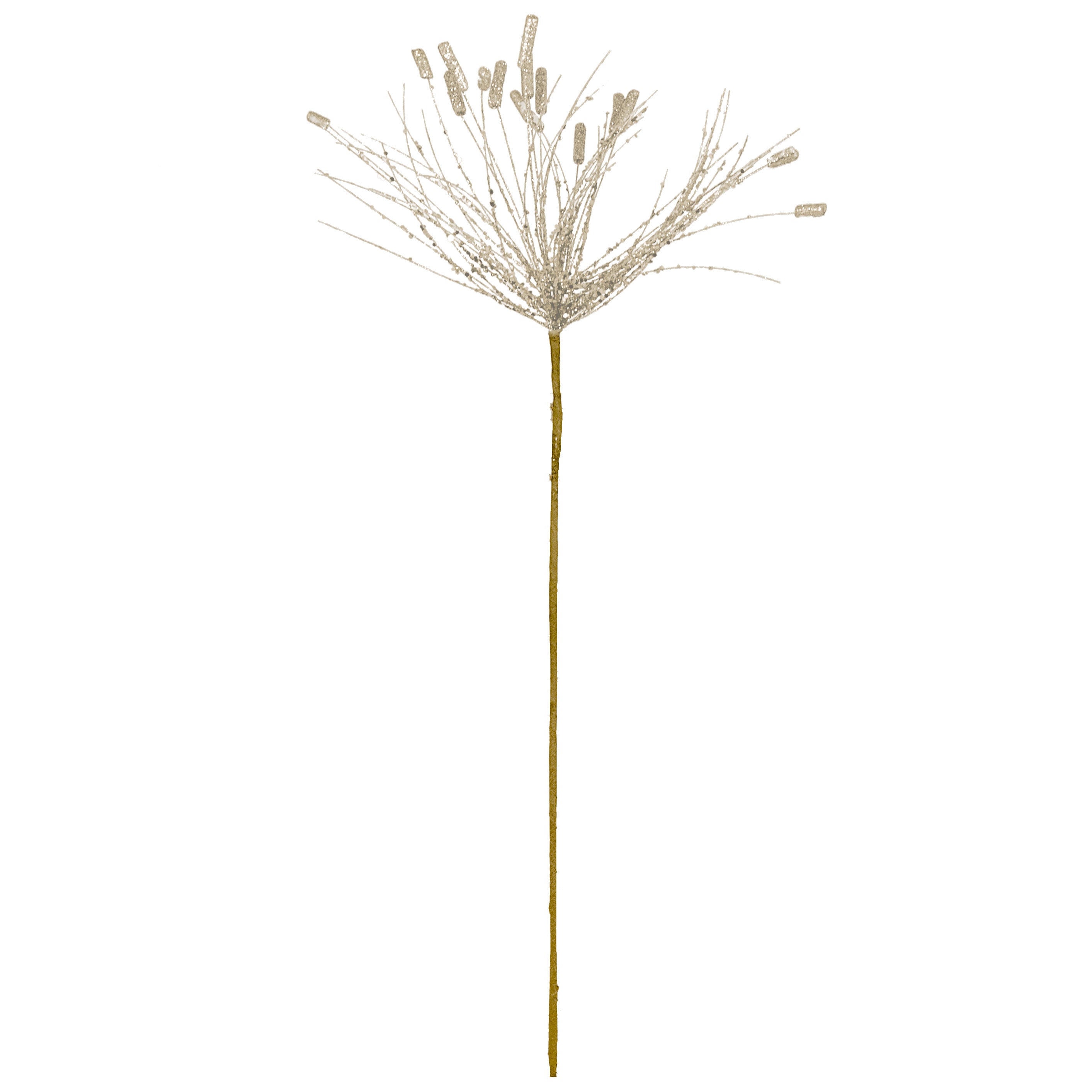 28" Starburst Grass Glitter Spray: Metallic Platinum Item Number: 237932