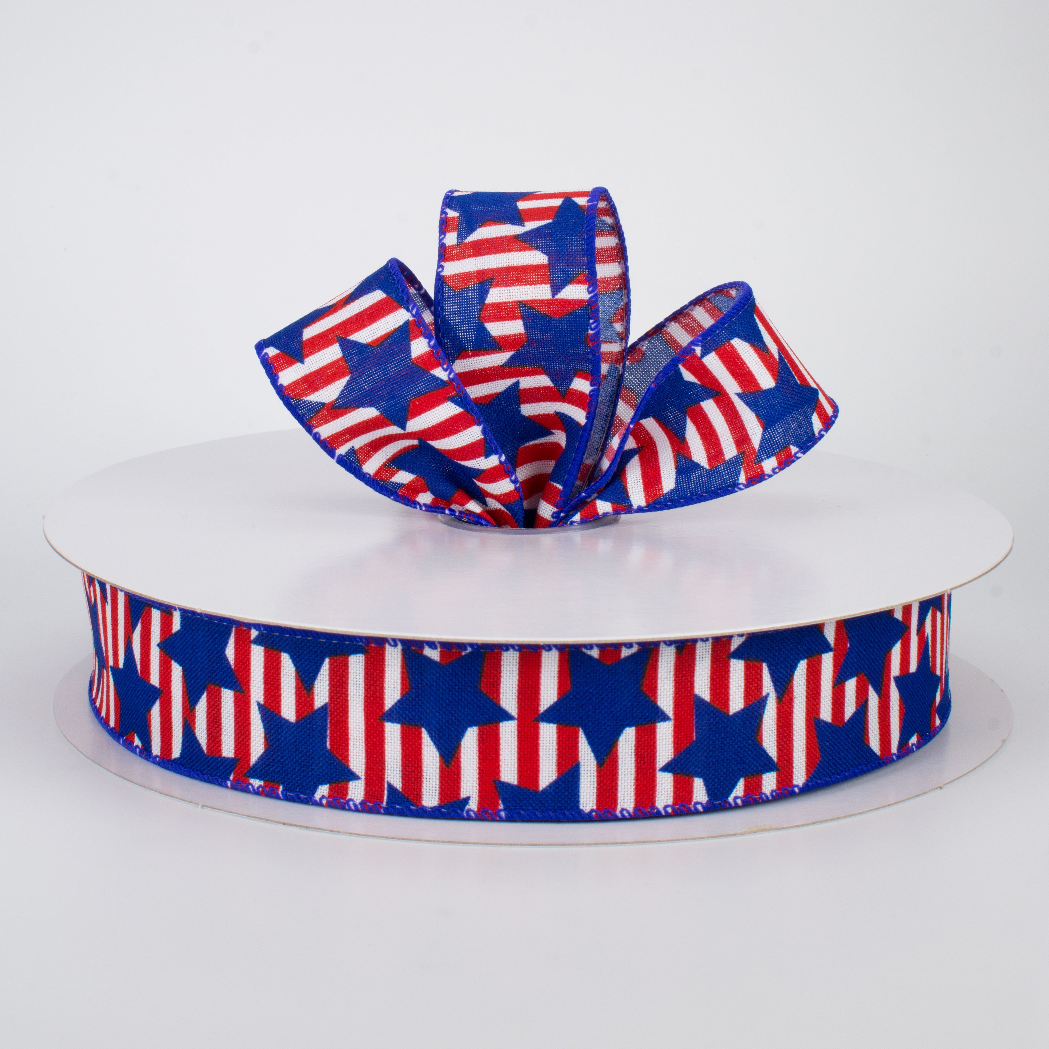 1.5" Stars On Stripes Ribbon (50 Yards) Lifestyle Photo